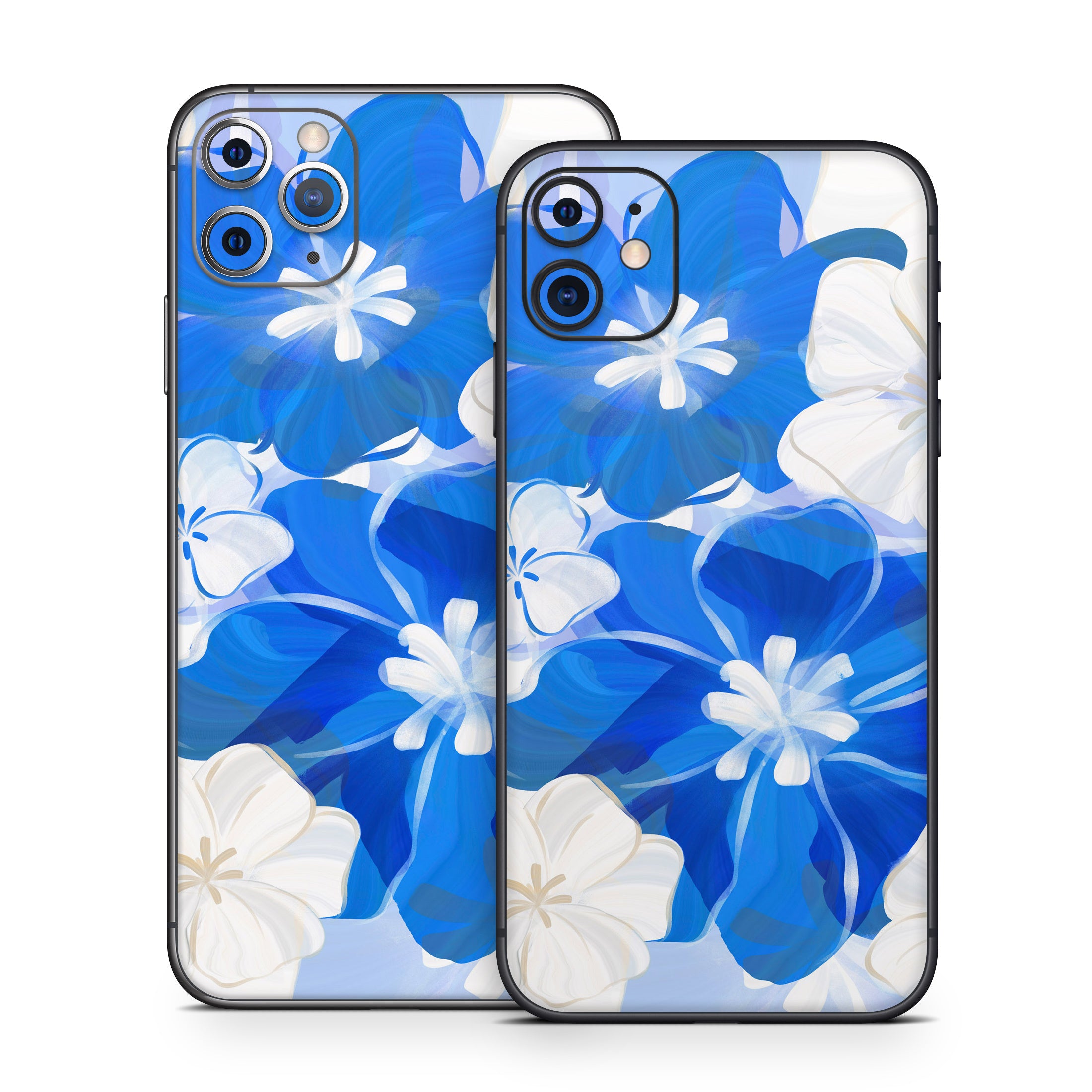 Blue Flowers - Apple iPhone 11 Skin