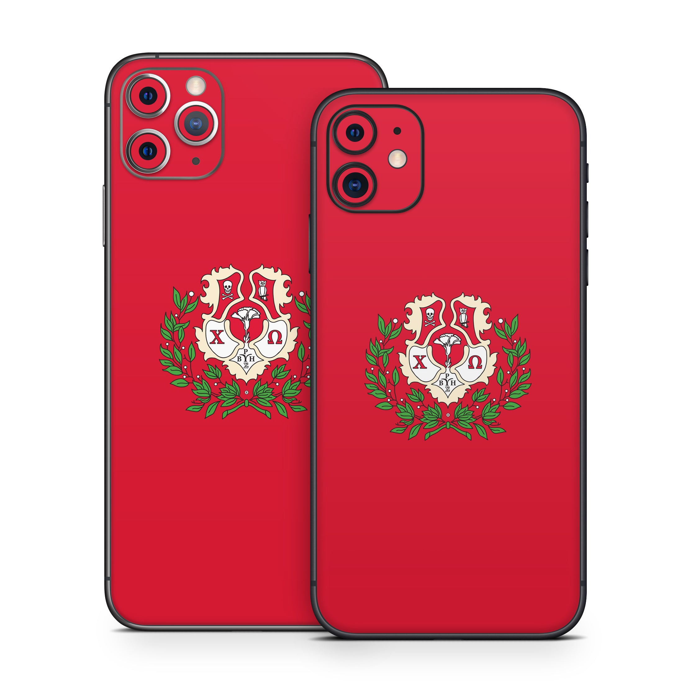 Chi Omega Crest Cardinal - Apple iPhone 11 Skin