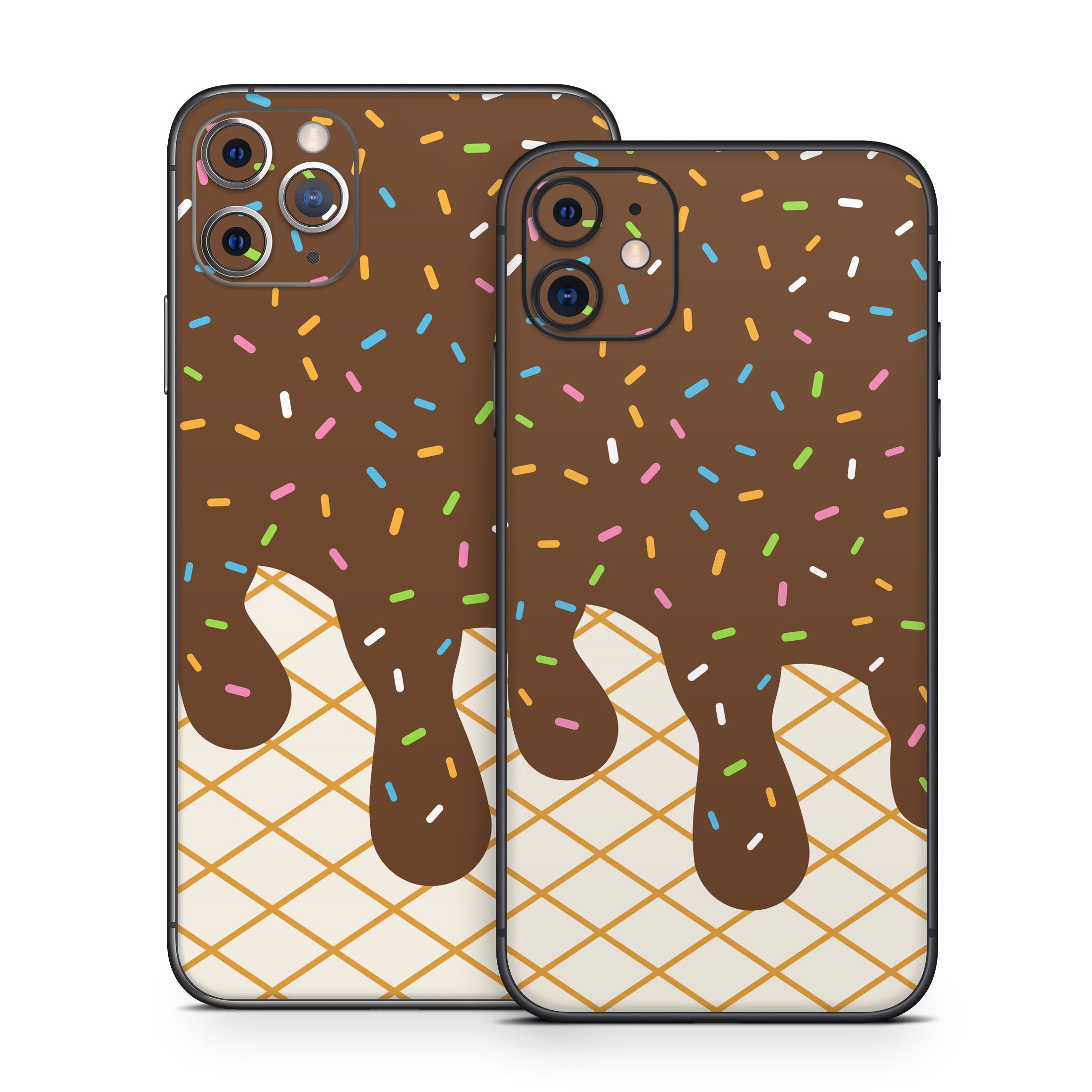 Chocolate Ice Cream Drip - Apple iPhone 11 Skin