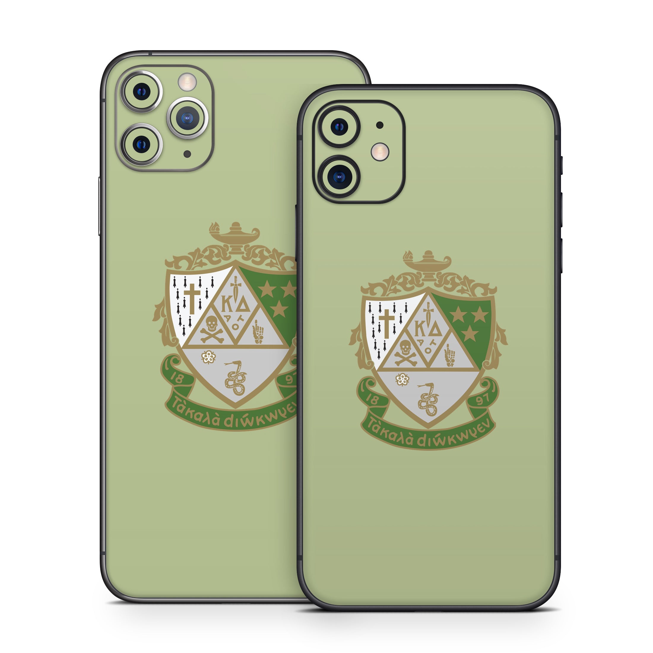 Kappa Delta Crest Light Olive - Apple iPhone 11 Skin