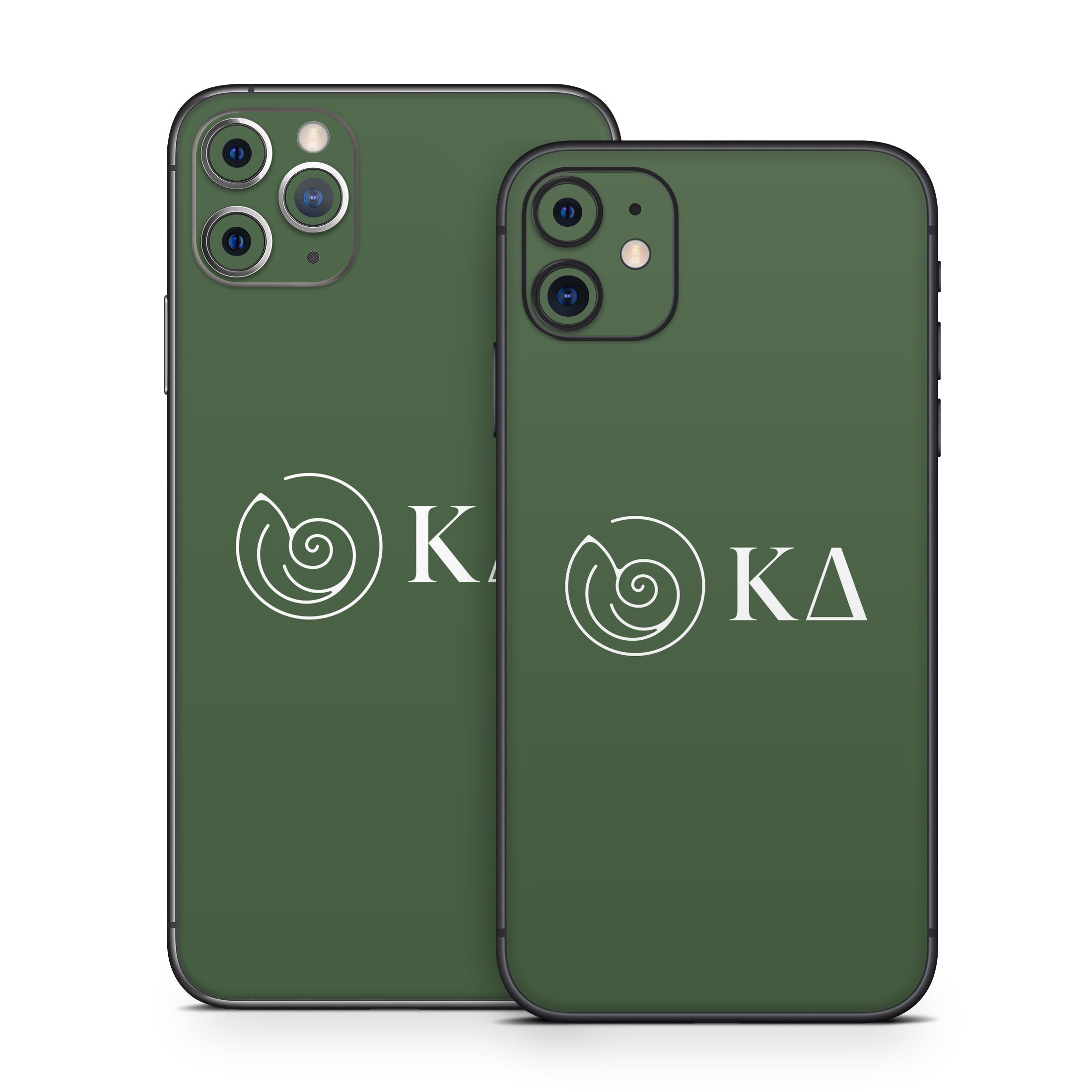 Kappa Delta Greek Letters Dark Olive - Apple iPhone 11 Skin