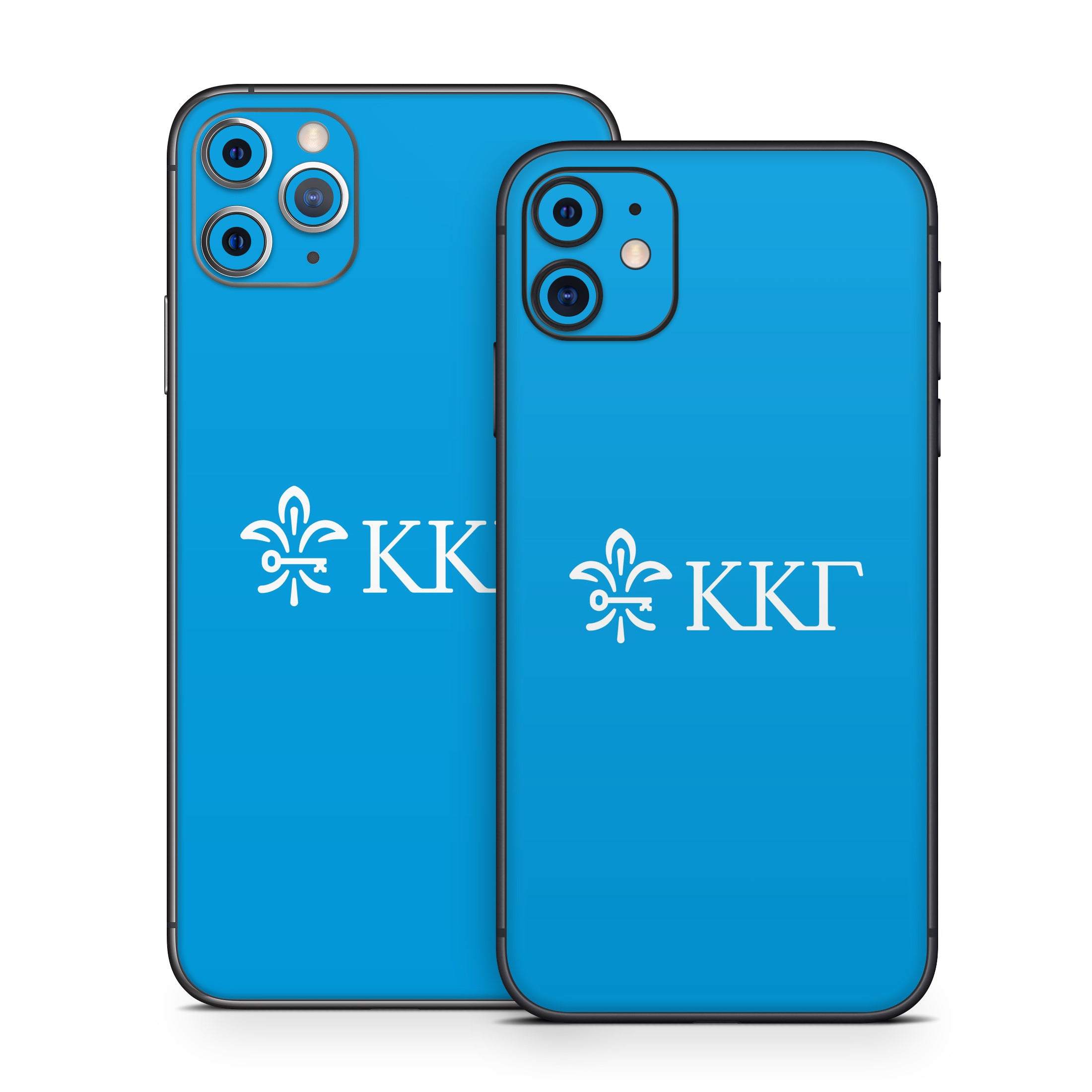Kappa Kappa Gamma Letterkey Horizontal Gamma Blue - Apple iPhone 11 Skin