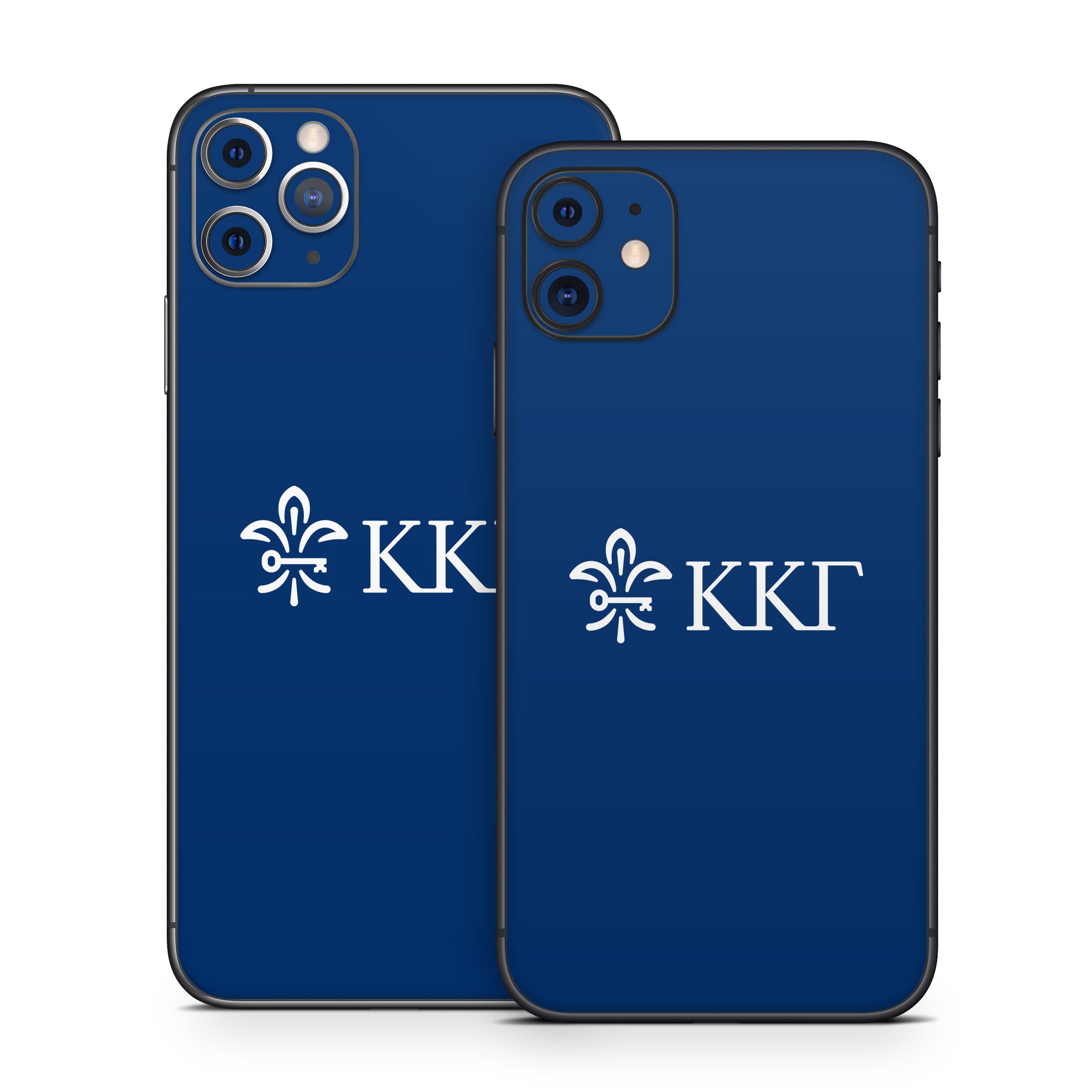 Kappa Kappa Gamma Letterkey Horizontal Kappa Blue - Apple iPhone 11 Skin