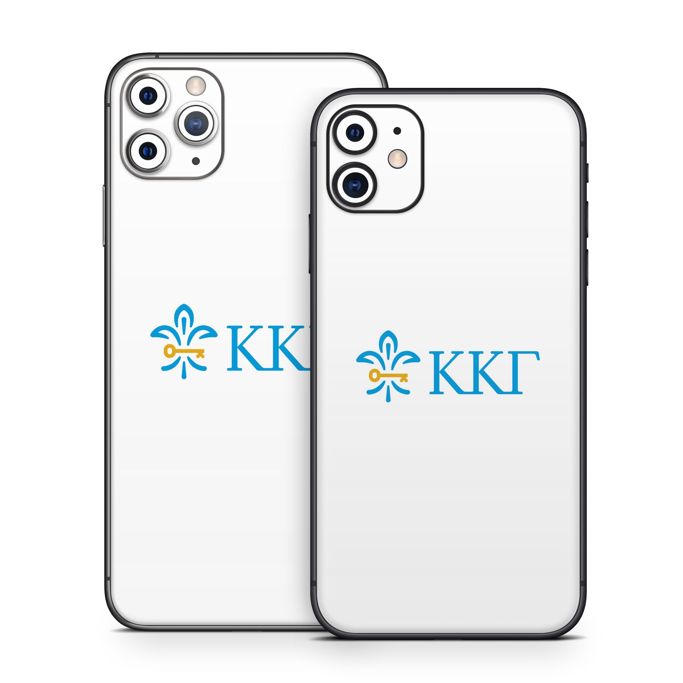 Kappa Kappa Gamma Letterkey Horizontal White - Apple iPhone 11 Skin