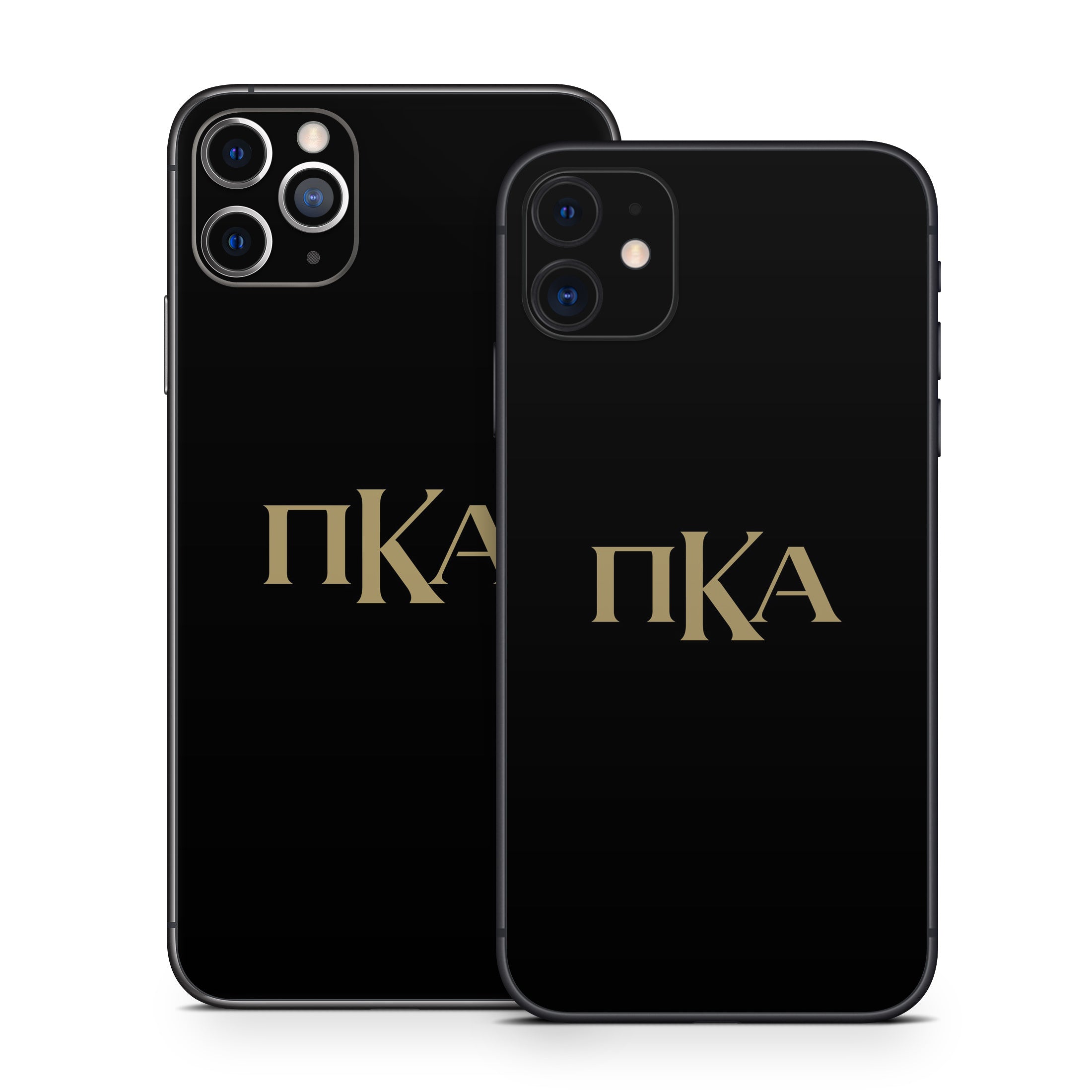 Pi Kappa Alpha Greek Letters Black - Apple iPhone 11 Skin