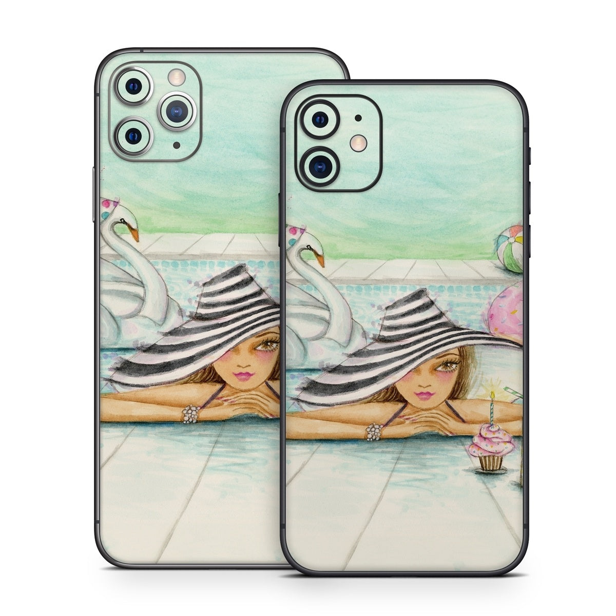 Delphine at the Pool Party - Apple iPhone 11 Skin