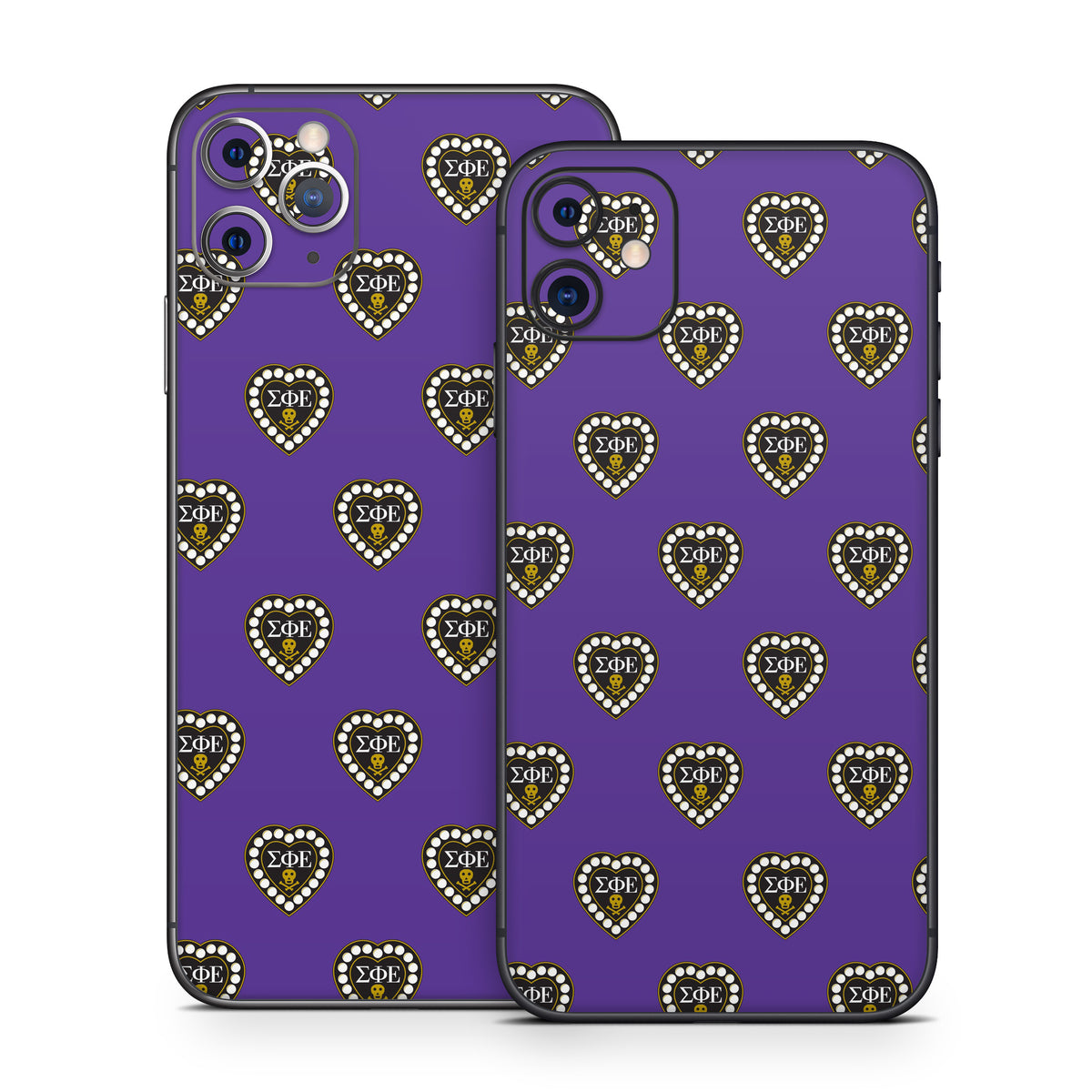 Sigma Phi Epsilon Badge Pattern Purple - Apple iPhone 11 Skin