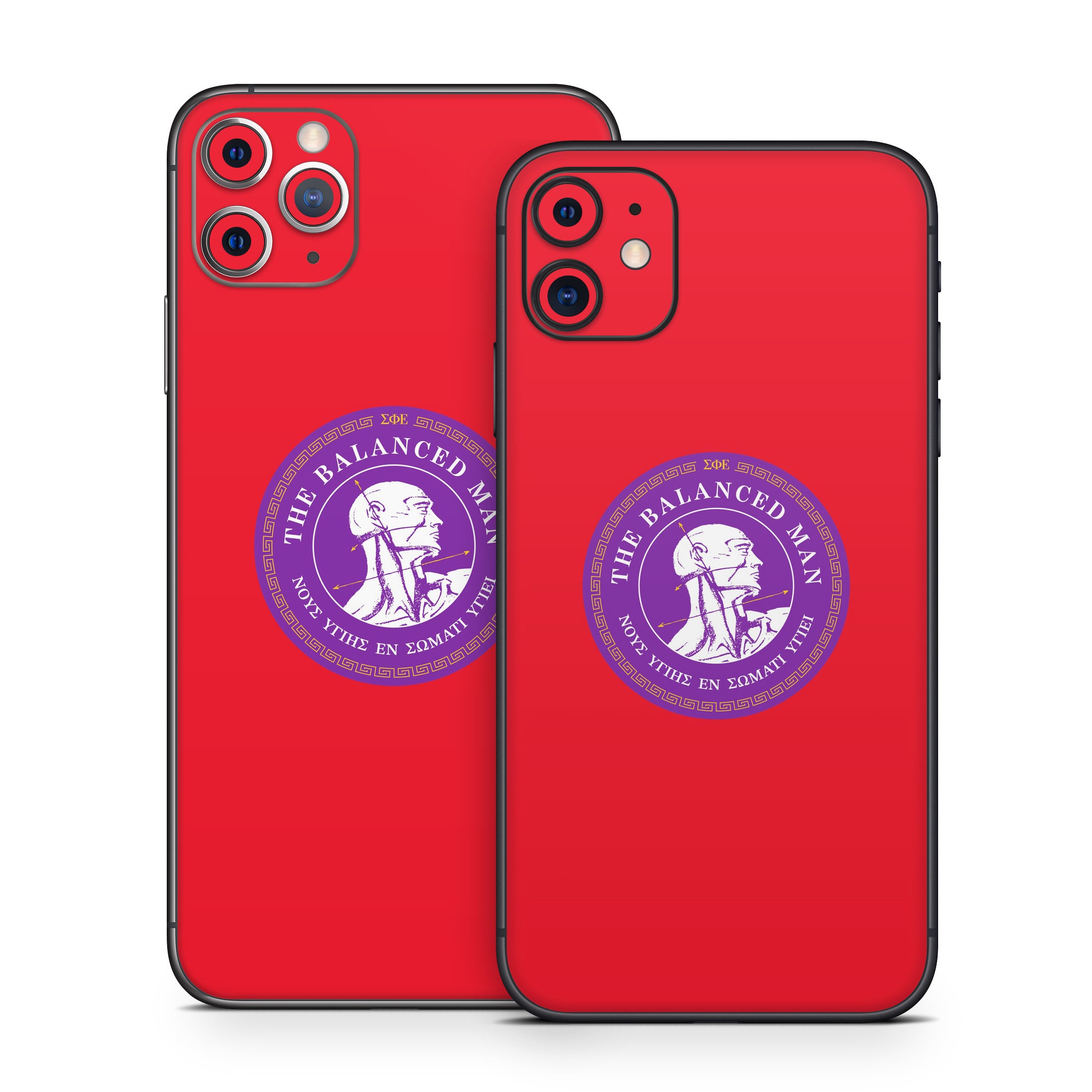 Sigma Phi Epsilon Balanced Man Red - Apple iPhone 11 Skin