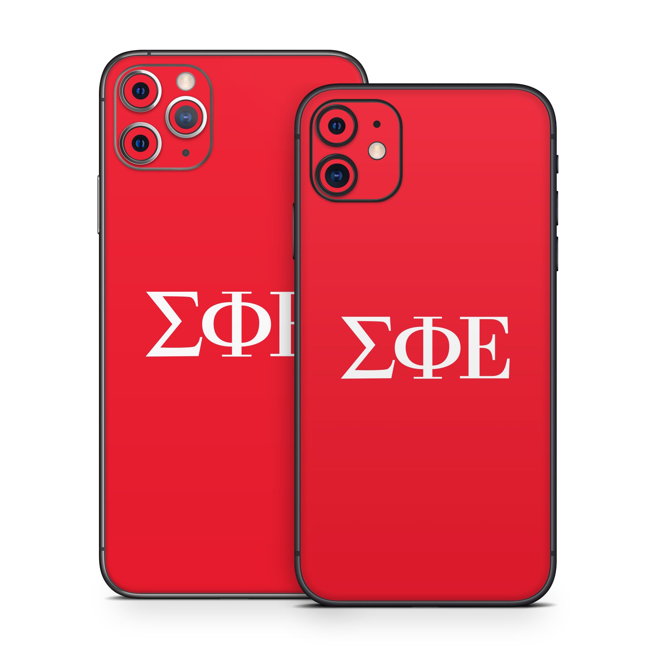 Sigma Phi Epsilon Greek Letters Red - Apple iPhone 11 Skin