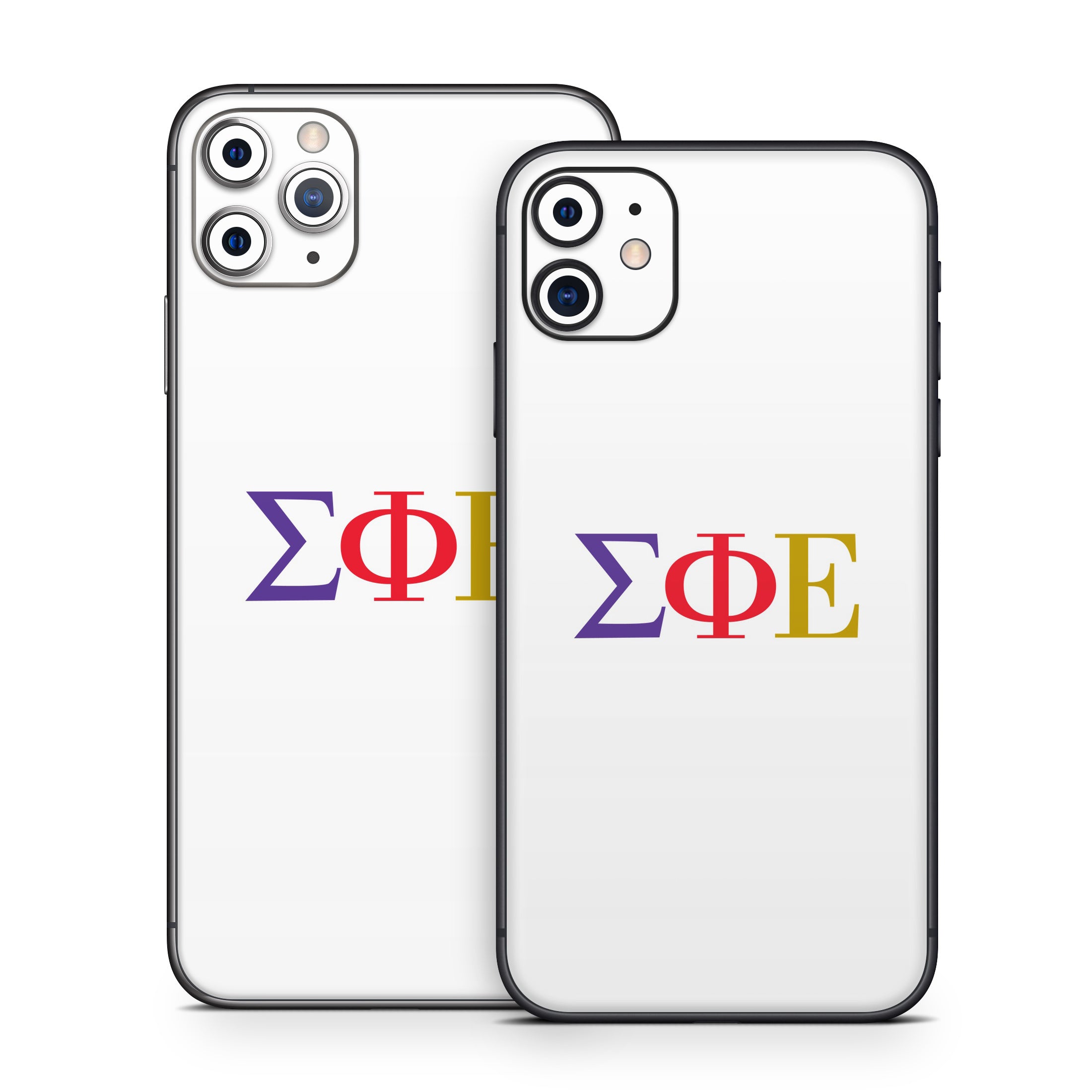 Sigma Phi Epsilon Greek Letters White - Apple iPhone 11 Skin