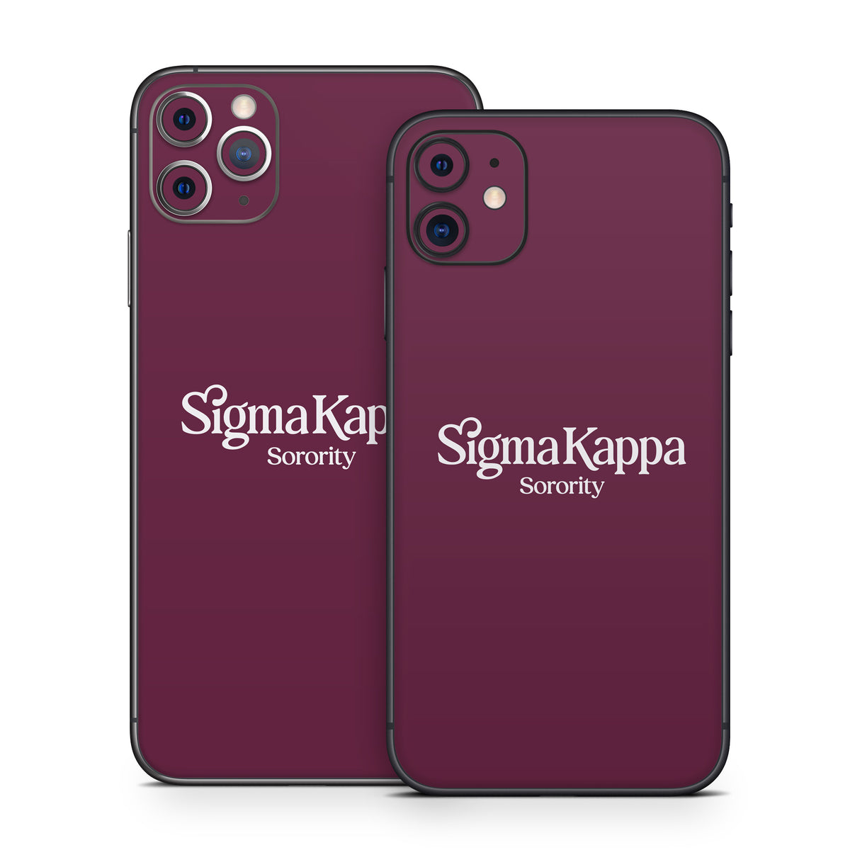 Sigma Kappa Sorority Logo Dove Love on Mary Maroon - Apple iPhone 11 Skin
