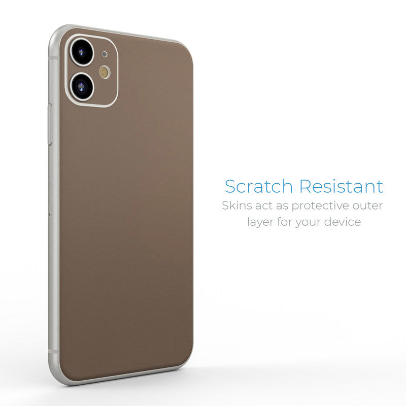 Solid State Flat Dark Earth - Apple iPhone 11 Skin
