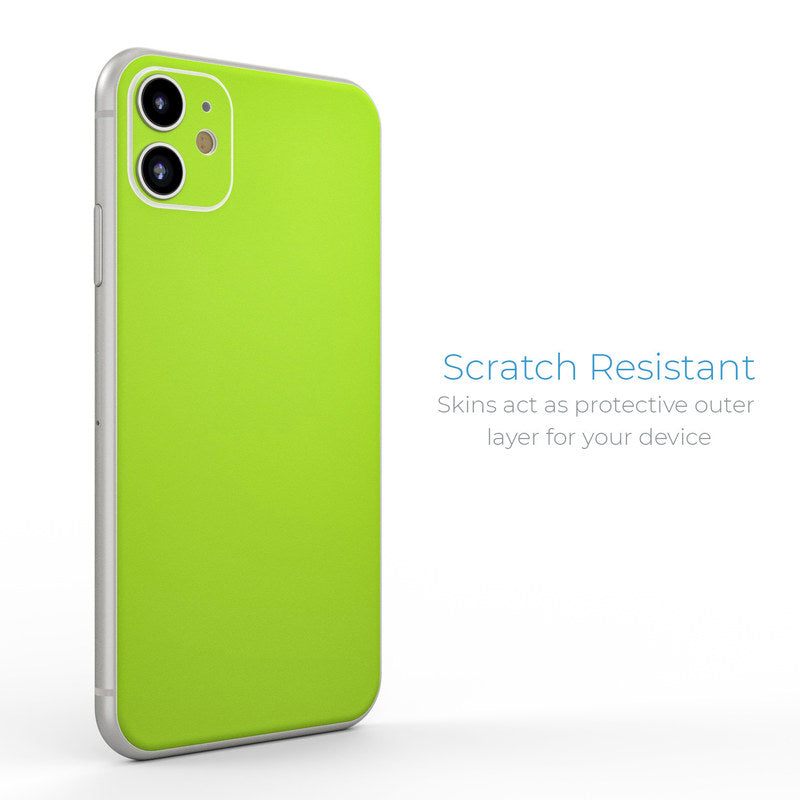 Solid State Lime - Apple iPhone 11 Skin