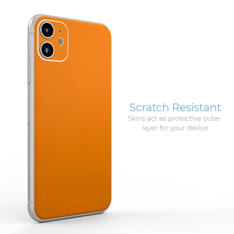 Solid State Orange - Apple iPhone 11 Skin