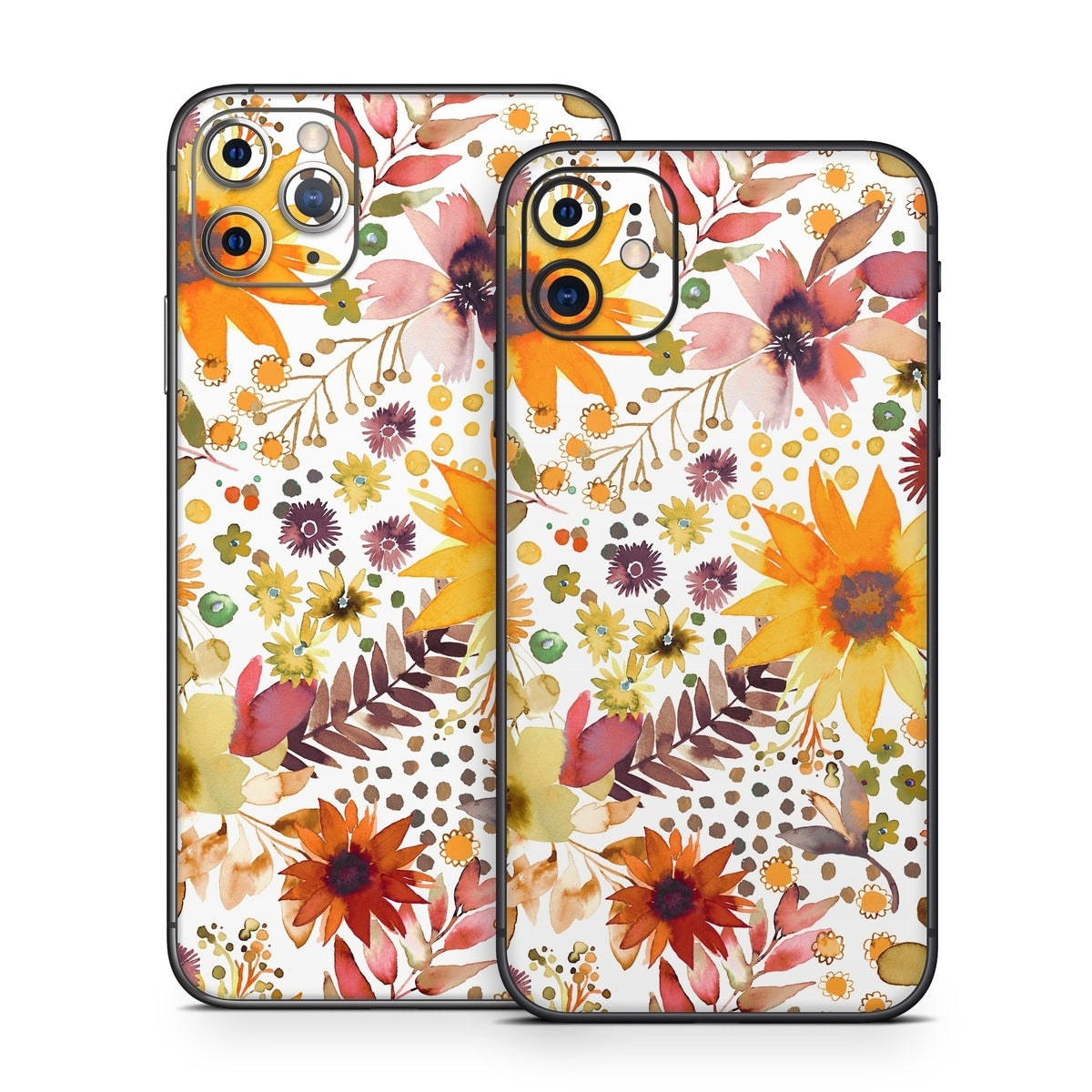 Summer Watercolor Sunflowers - Apple iPhone 11 Skin