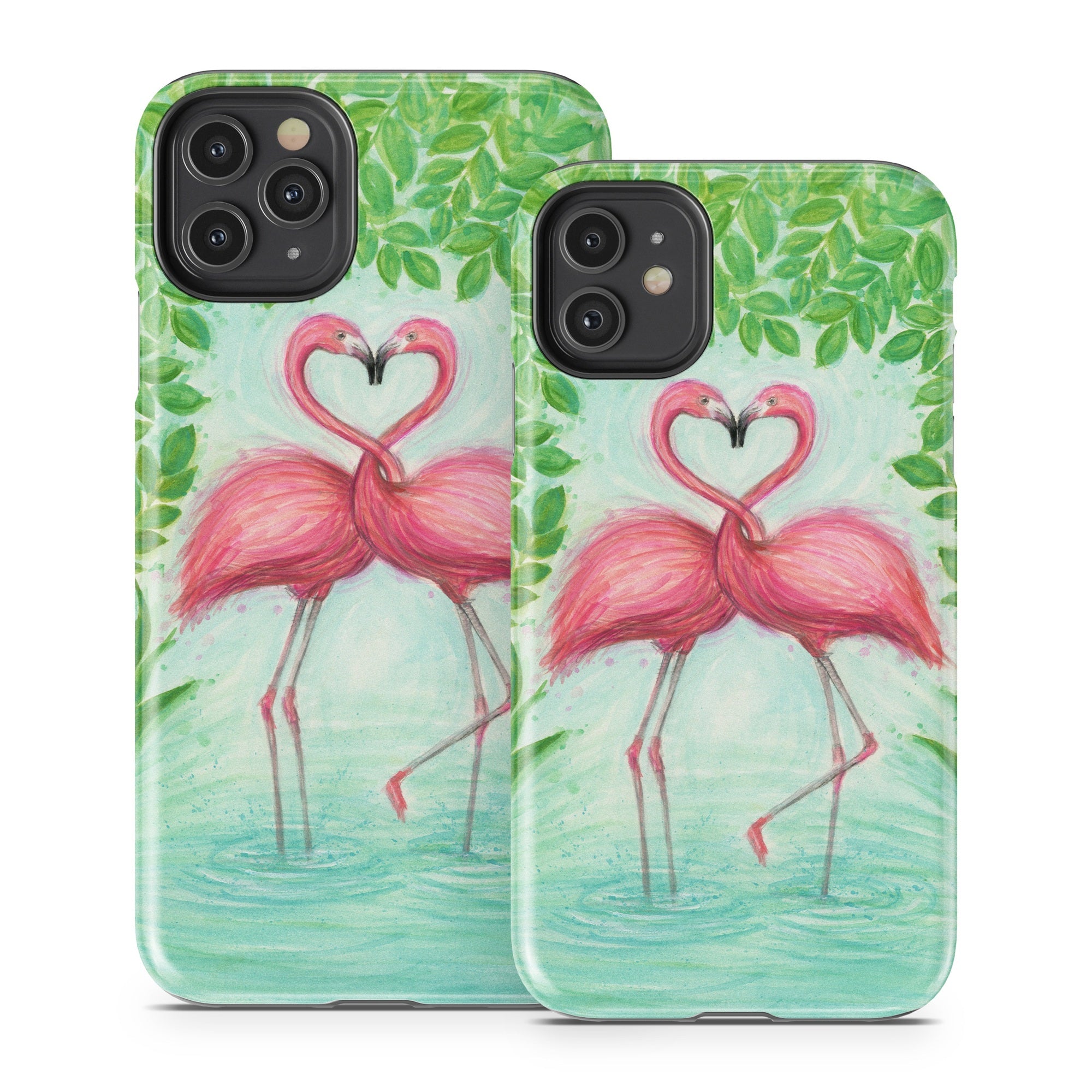 Flamingo Love - Apple iPhone 11 Tough Case