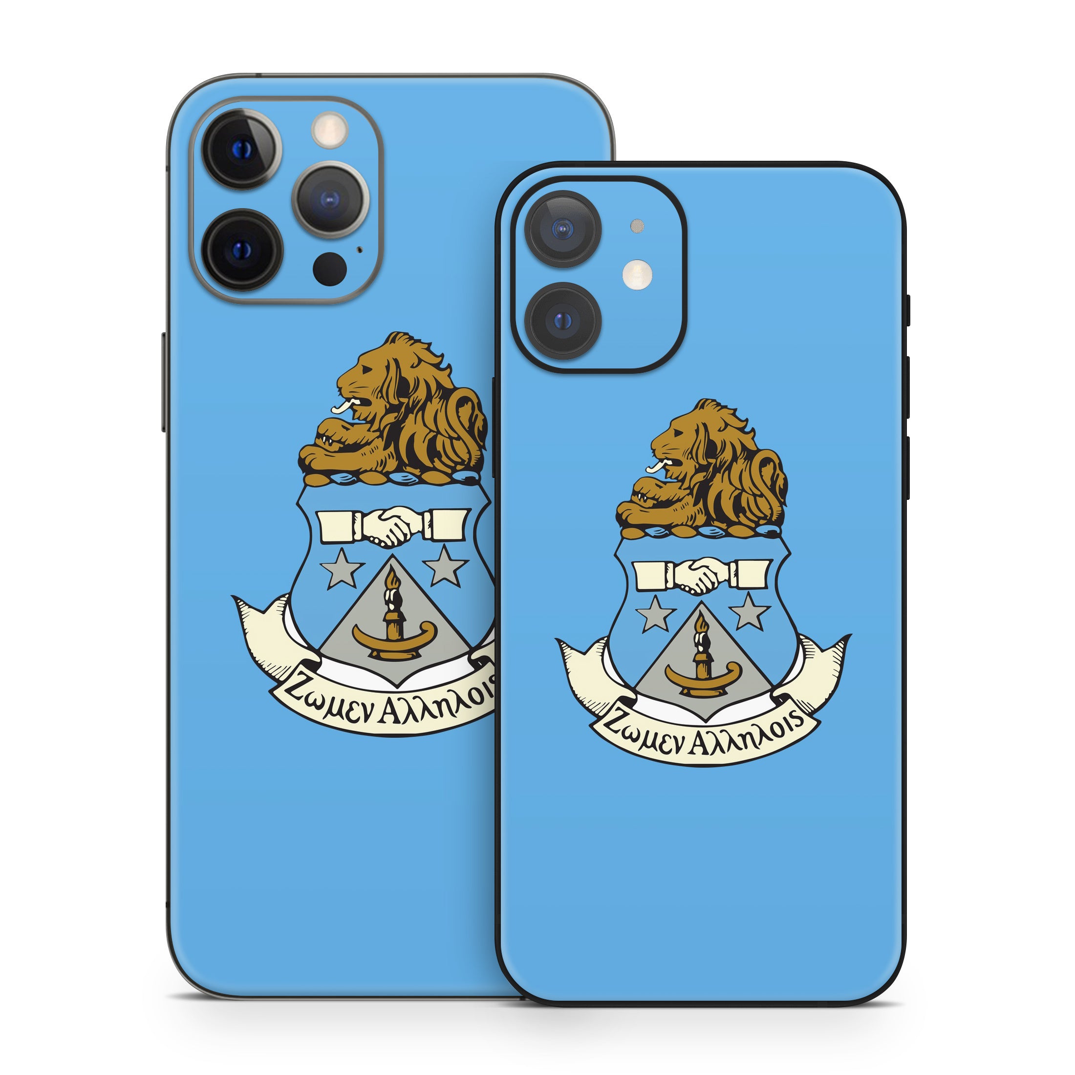 Alpha Delta Pi Crest Adelphean Blue - Apple iPhone 12 Skin