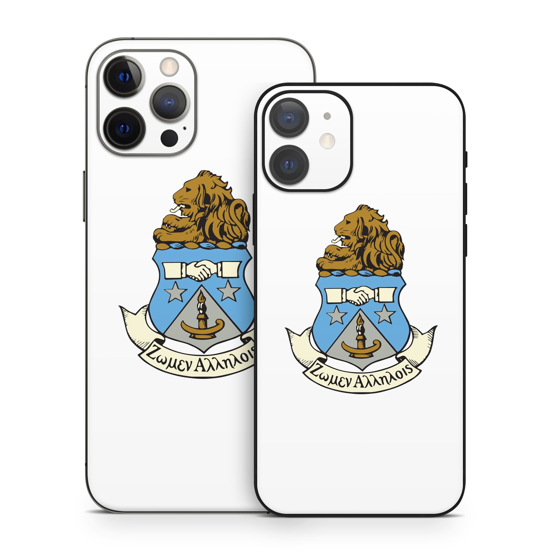 Alpha Delta Pi Crest White - Apple iPhone 12 Skin