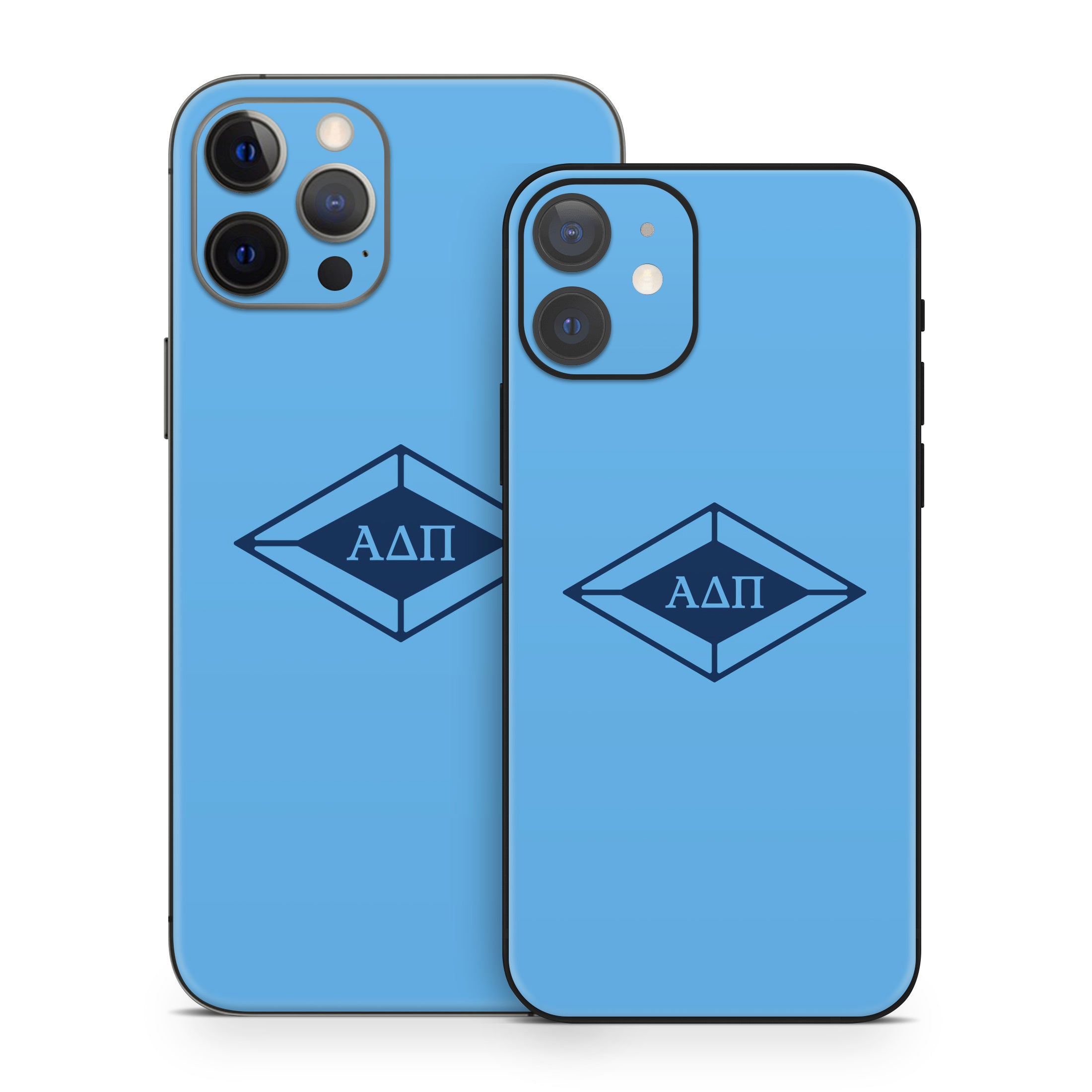 Alpha Delta Pi Diamond Letters Adelphean Blue - Apple iPhone 12 Skin
