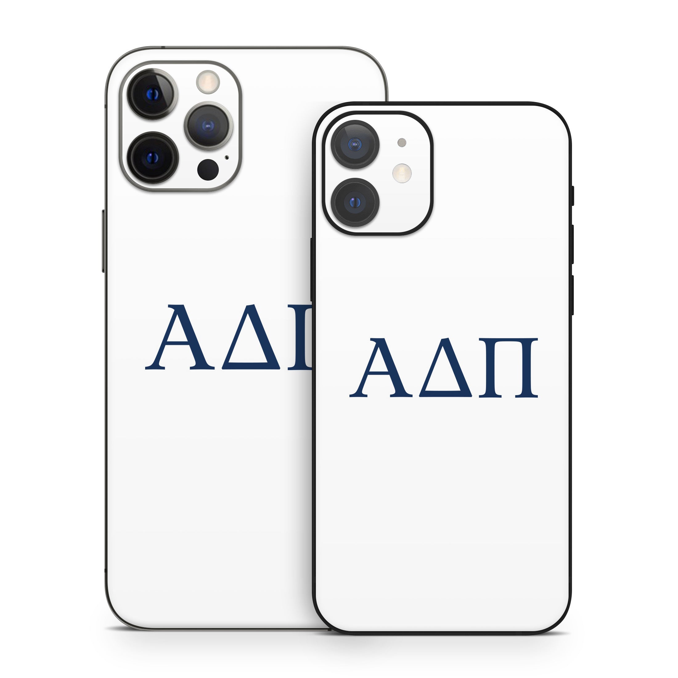 Alpha Delta Pi Greek Letters White - Apple iPhone 12 Skin