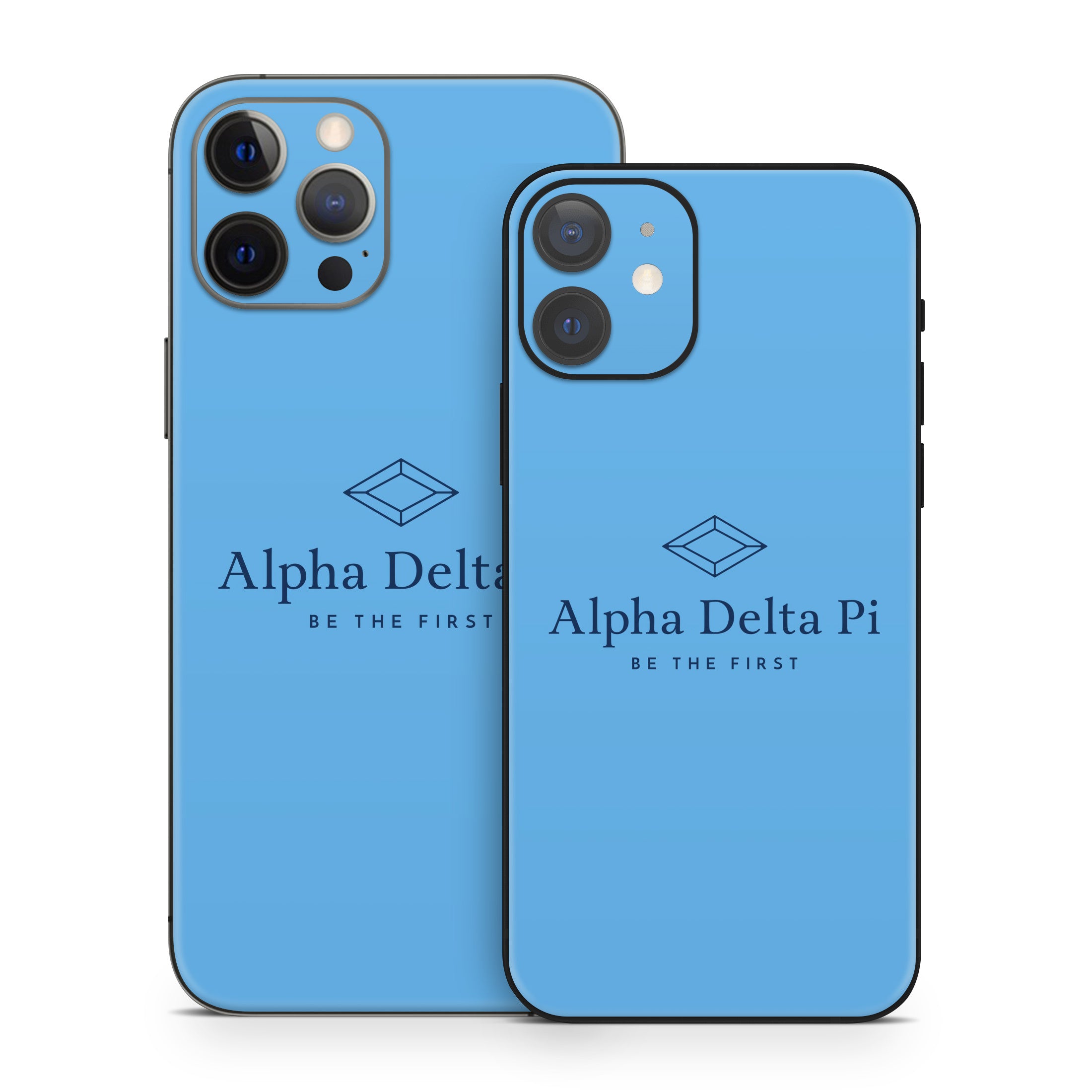 Alpha Delta Pi Primary Logo Adelphean Blue - Apple iPhone 12 Skin