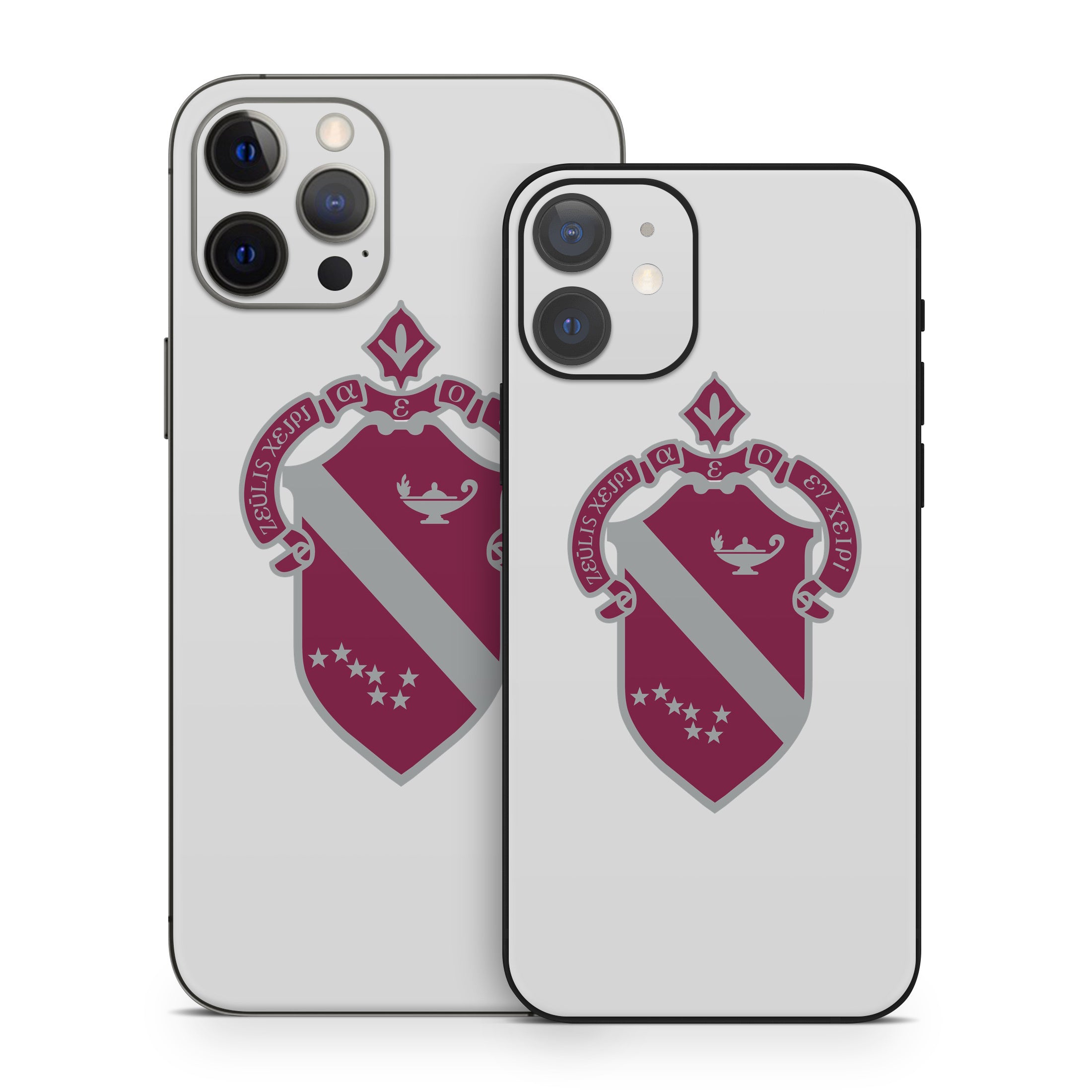 Alpha Phi Crest Silver - Apple iPhone 12 Skin