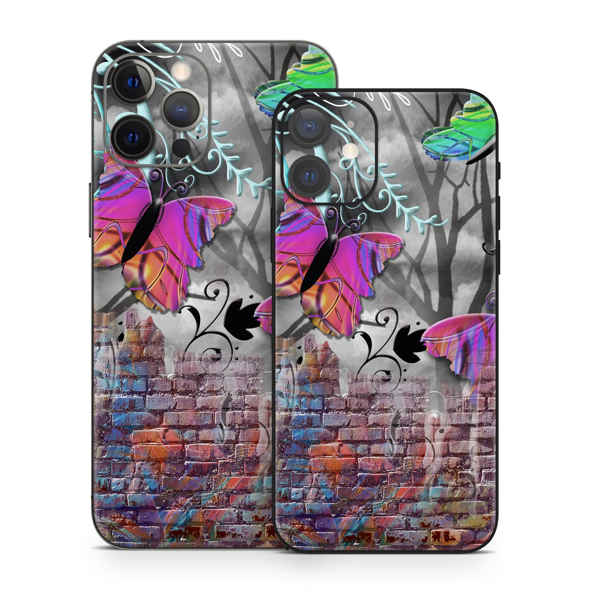 Butterfly Wall - Apple iPhone 12 Skin