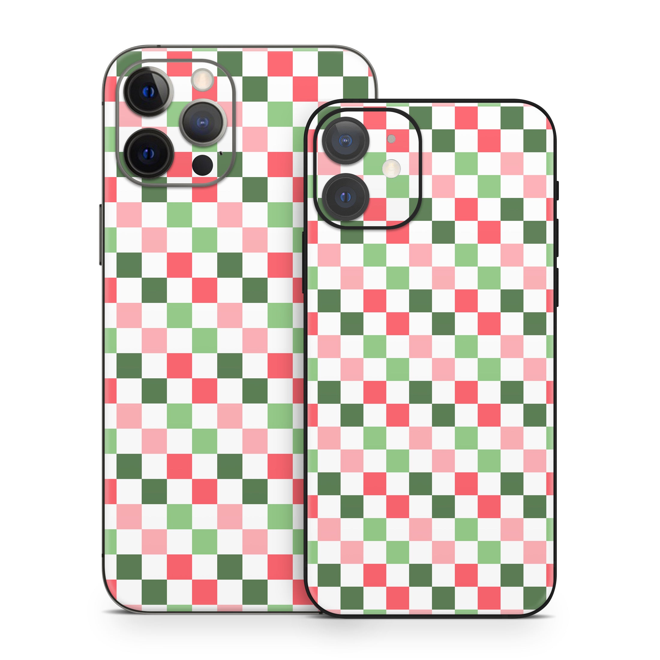 Christmas Checkers - Apple iPhone 12 Skin