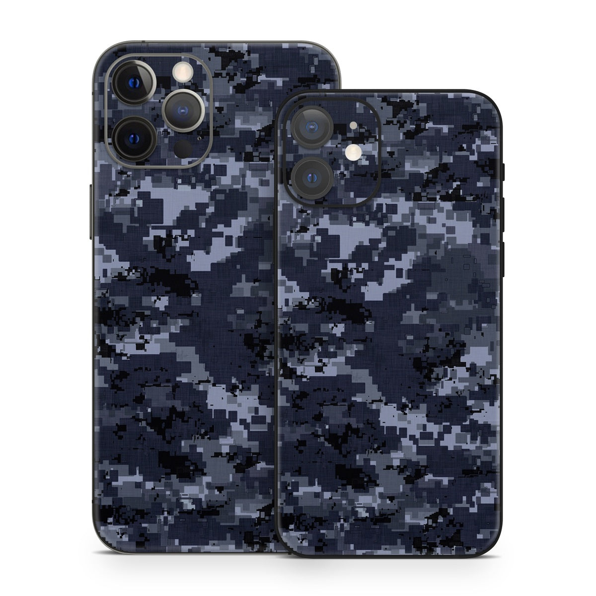 Digital Navy Camo - Apple iPhone 12 Skin