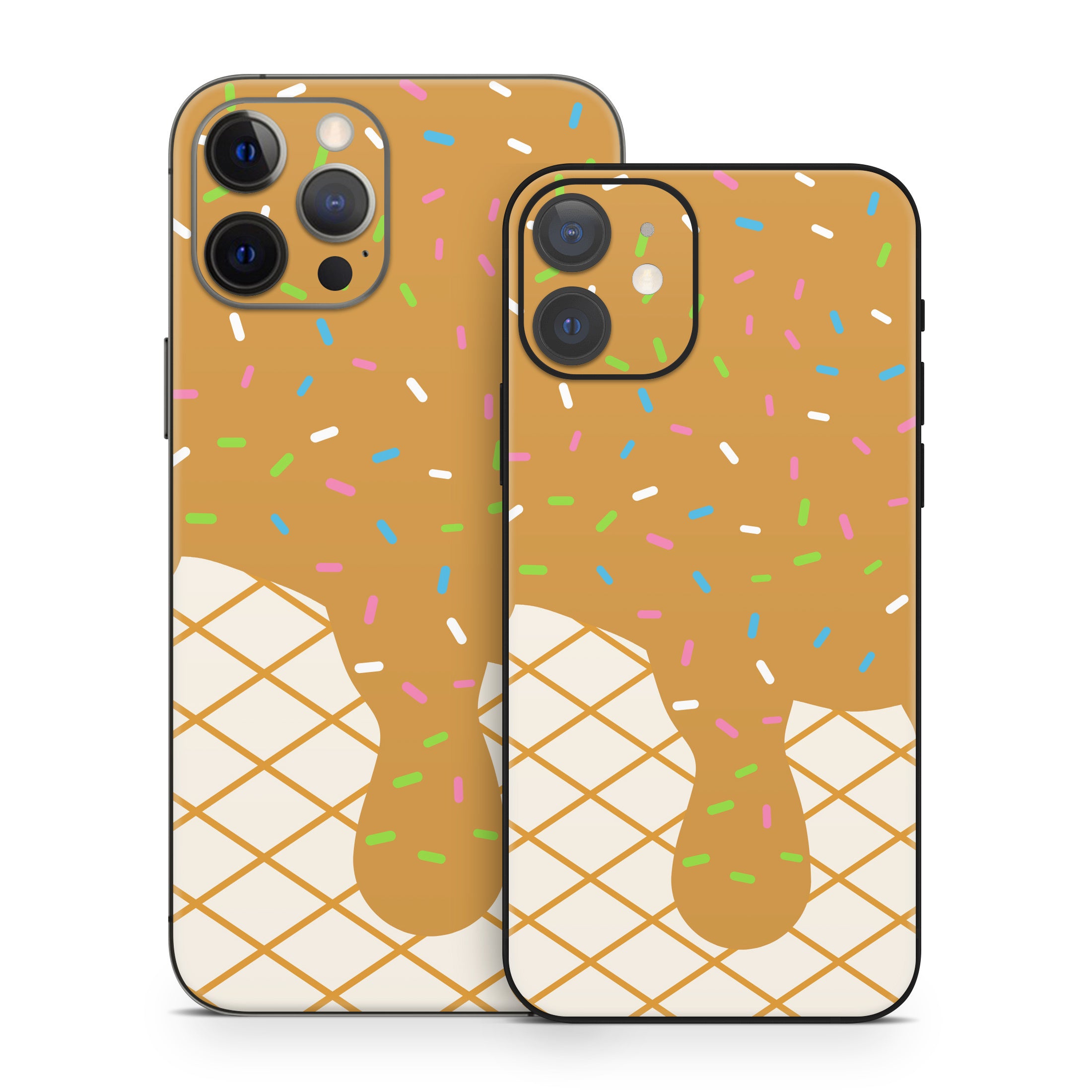 Caramel Ice Cream Drip - Apple iPhone 12 Skin