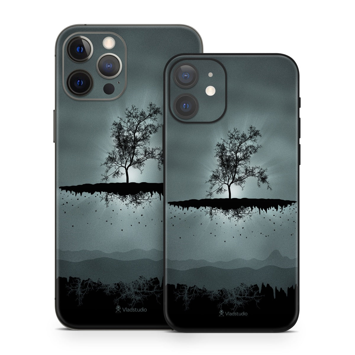 Flying Tree Black - Apple iPhone 12 Skin