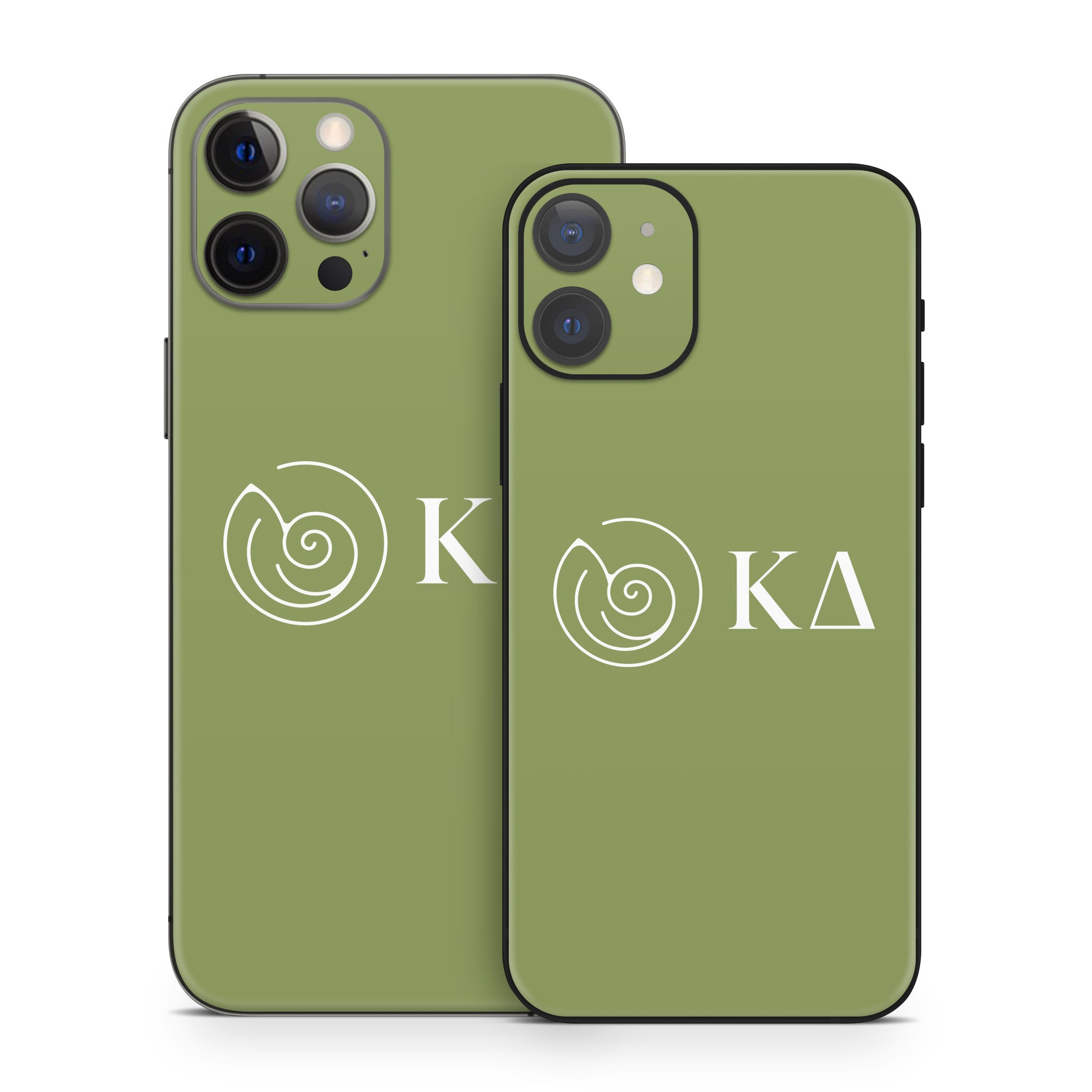 Kappa Delta Greek Letters KD Olive - Apple iPhone 12 Skin