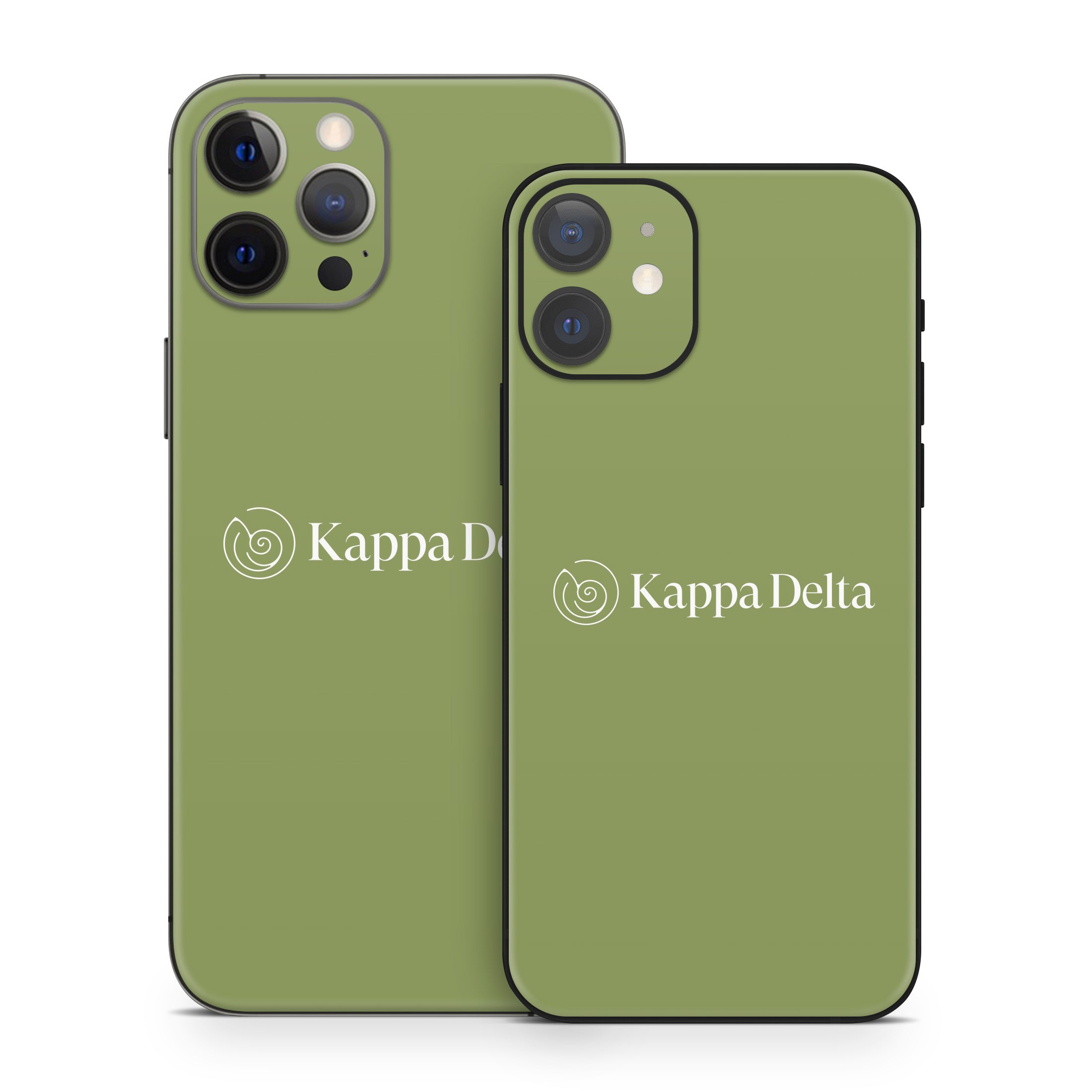 Kappa Delta Secondary Logo KD Olive - Apple iPhone 12 Skin