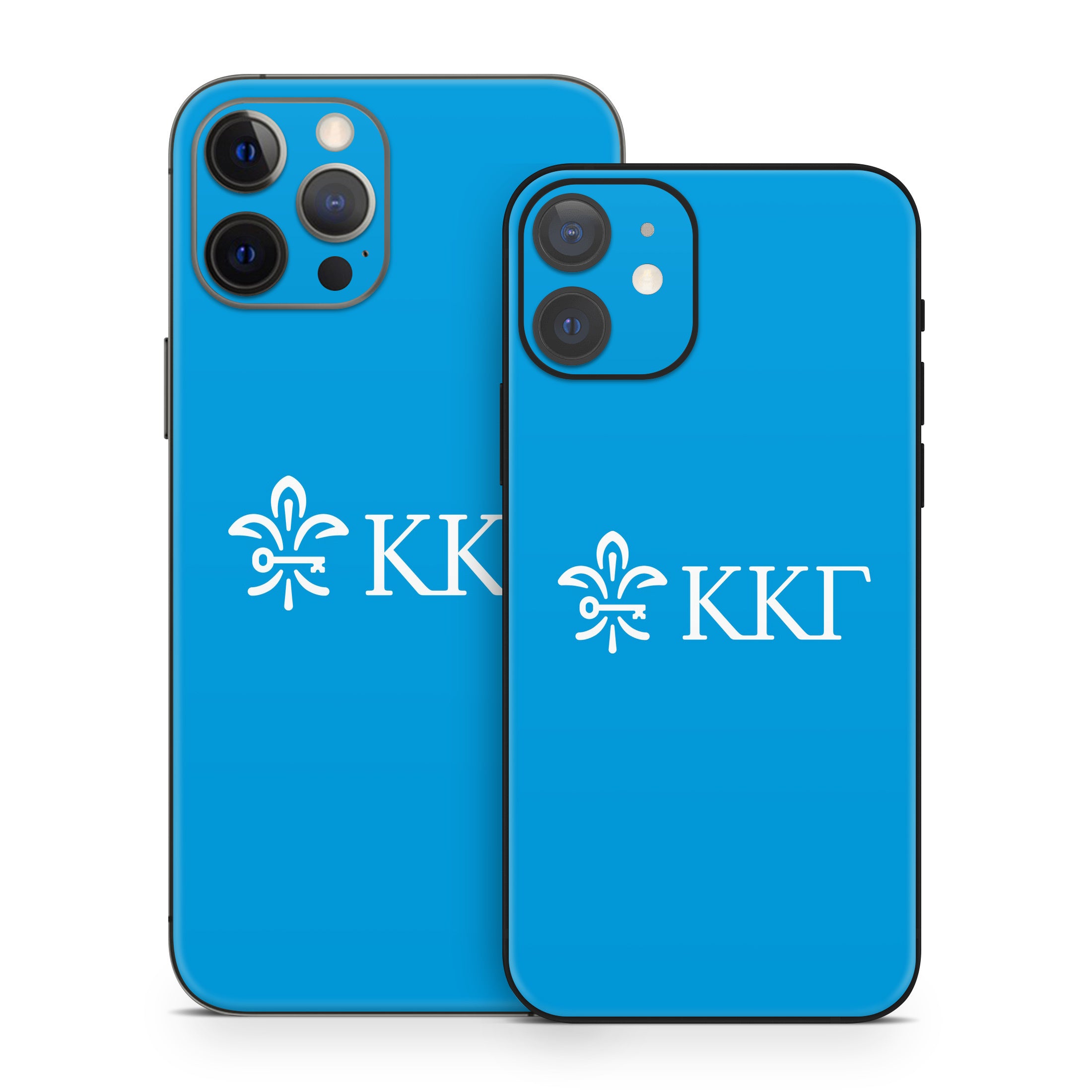 Kappa Kappa Gamma Letterkey Horizontal Gamma Blue - Apple iPhone 12 Skin