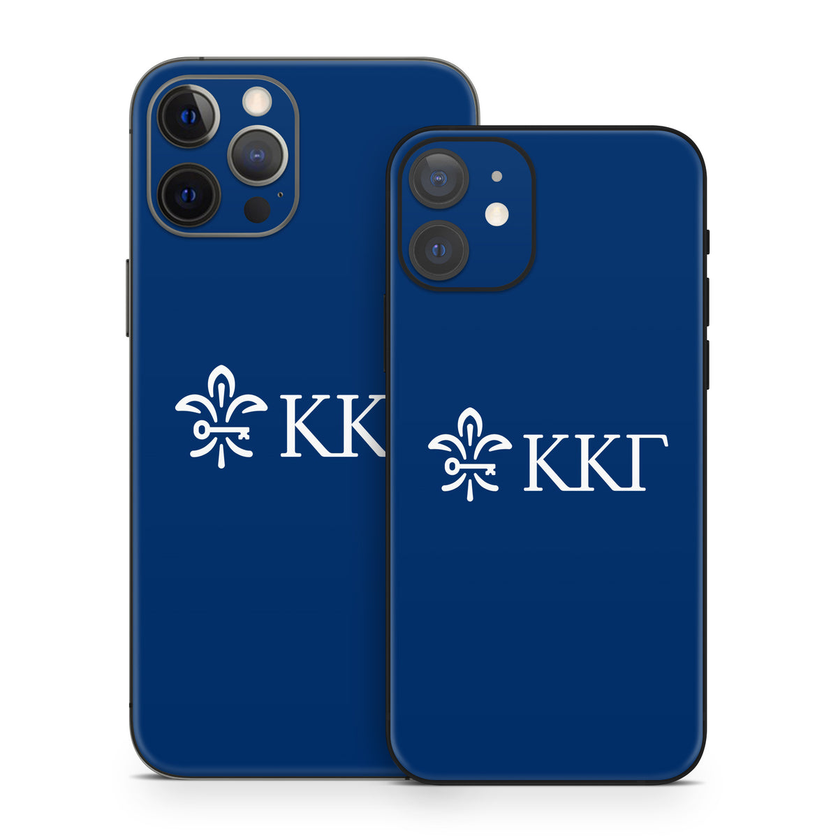 Kappa Kappa Gamma Letterkey Horizontal Kappa Blue - Apple iPhone 12 Skin