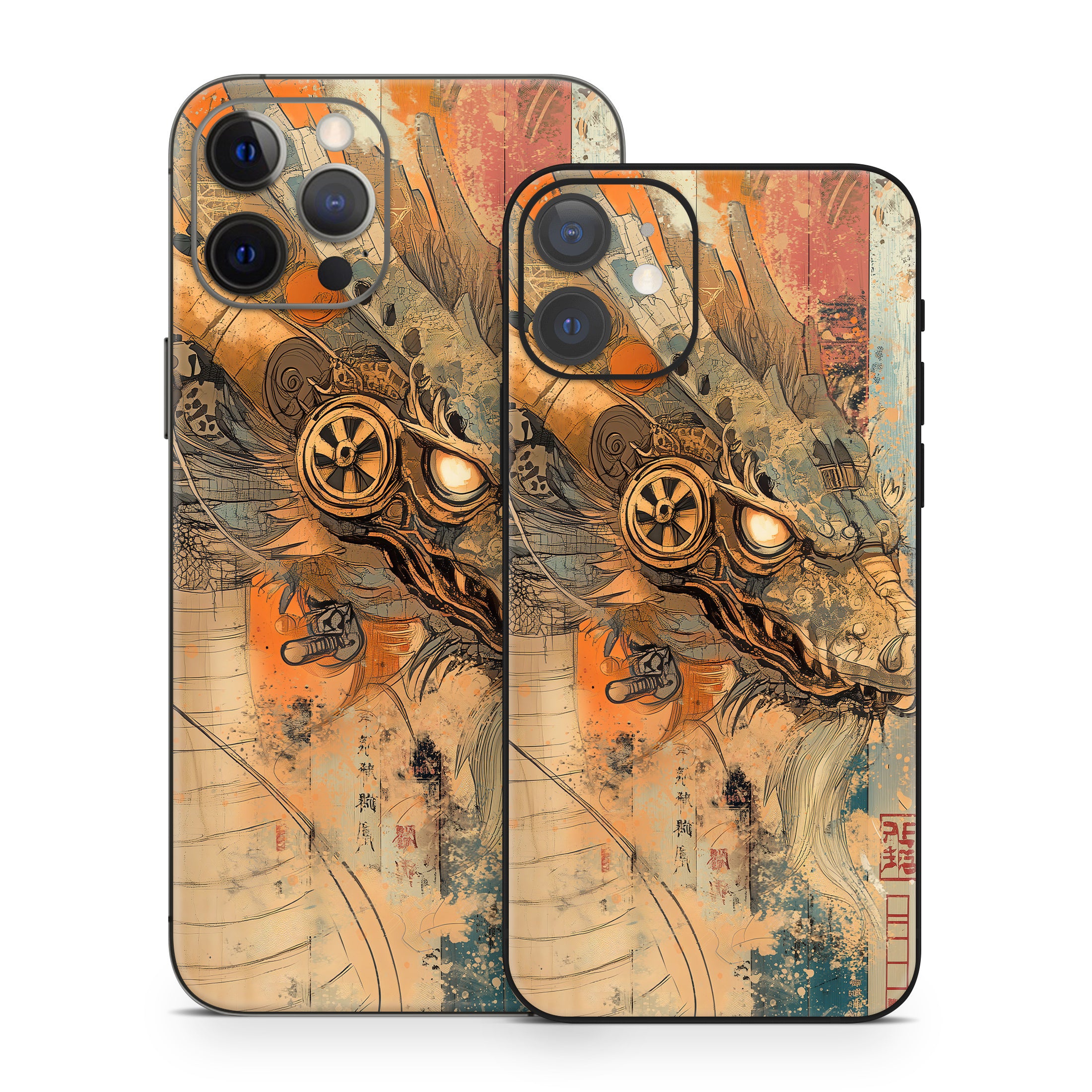 Orange Dragon - Apple iPhone 12 Skin