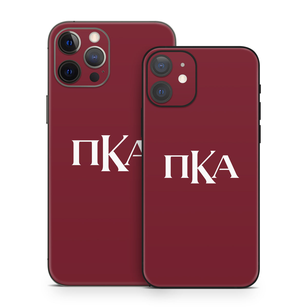 Pi Kappa Alpha Greek Letters Garnet - Apple iPhone 12 Skin