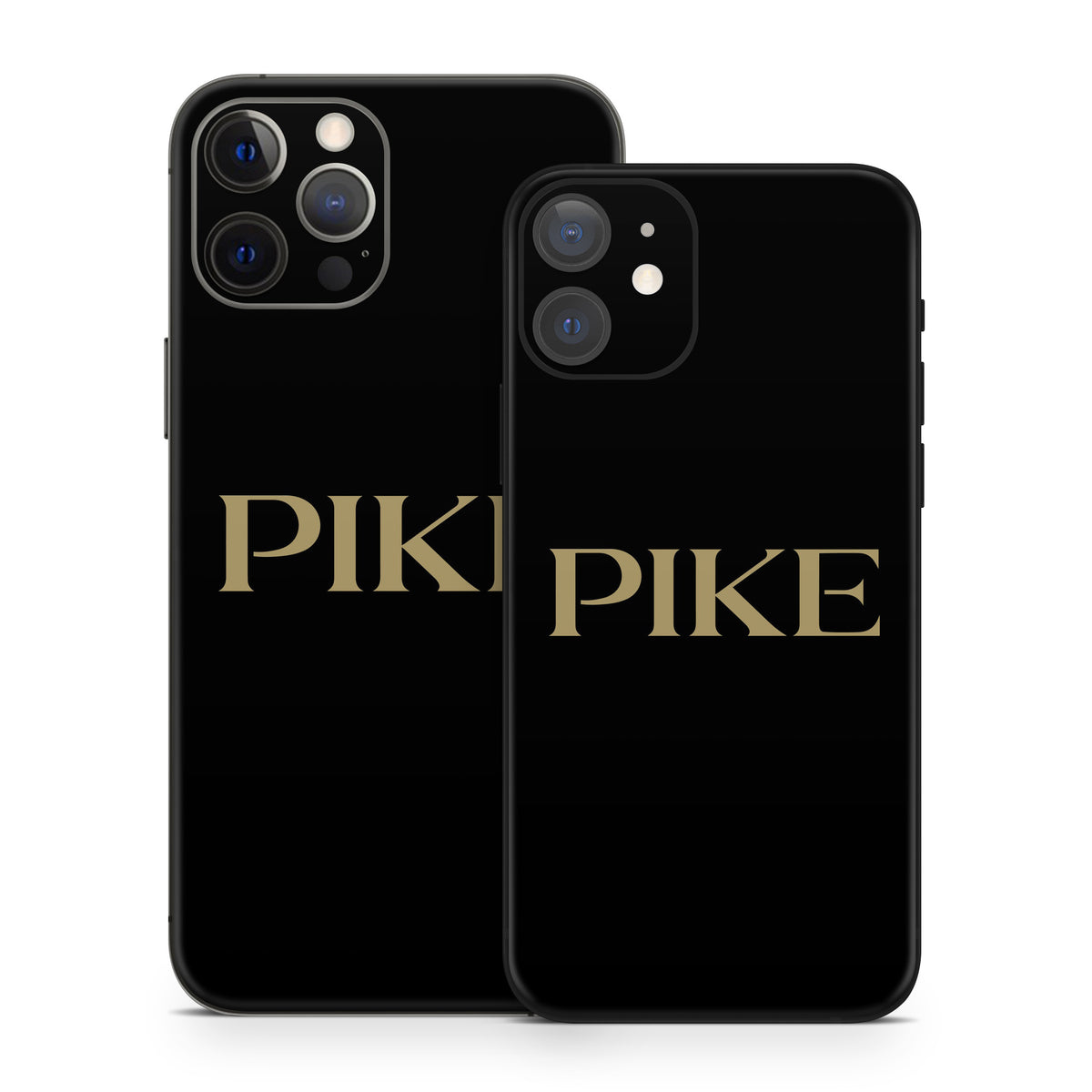 Pi Kappa Alpha PIKE Logo Black - Apple iPhone 12 Skin