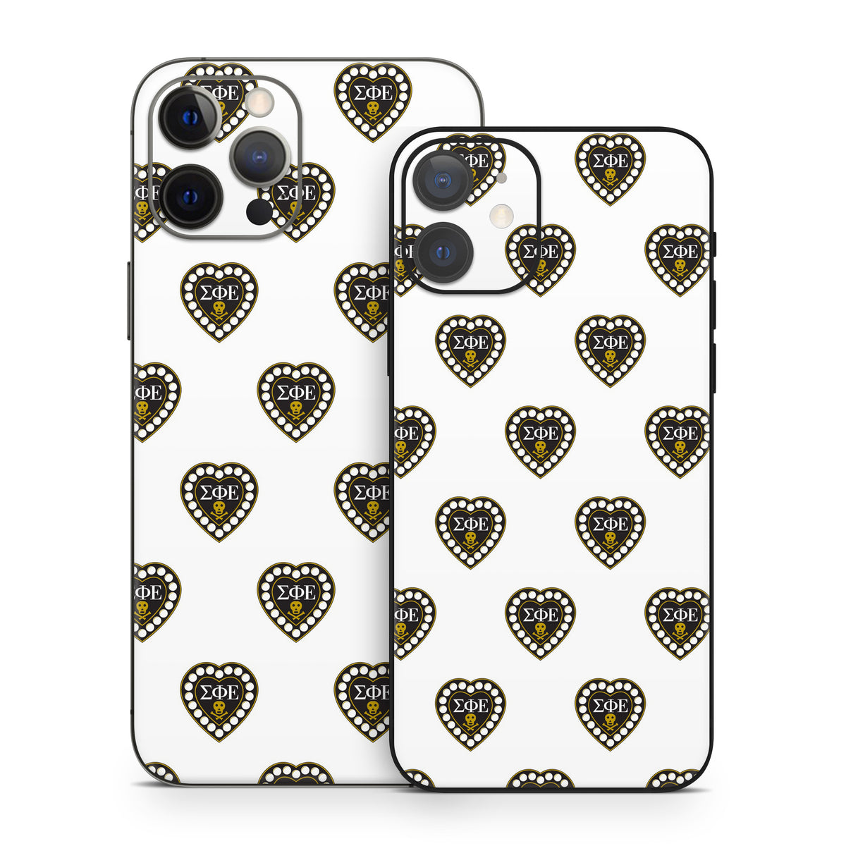 Sigma Phi Epsilon Badge Pattern White - Apple iPhone 12 Skin