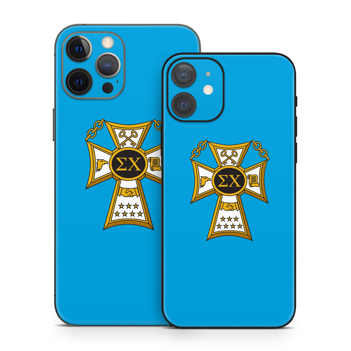 Sigma Chi Badge Blue - Apple iPhone 12 Skin