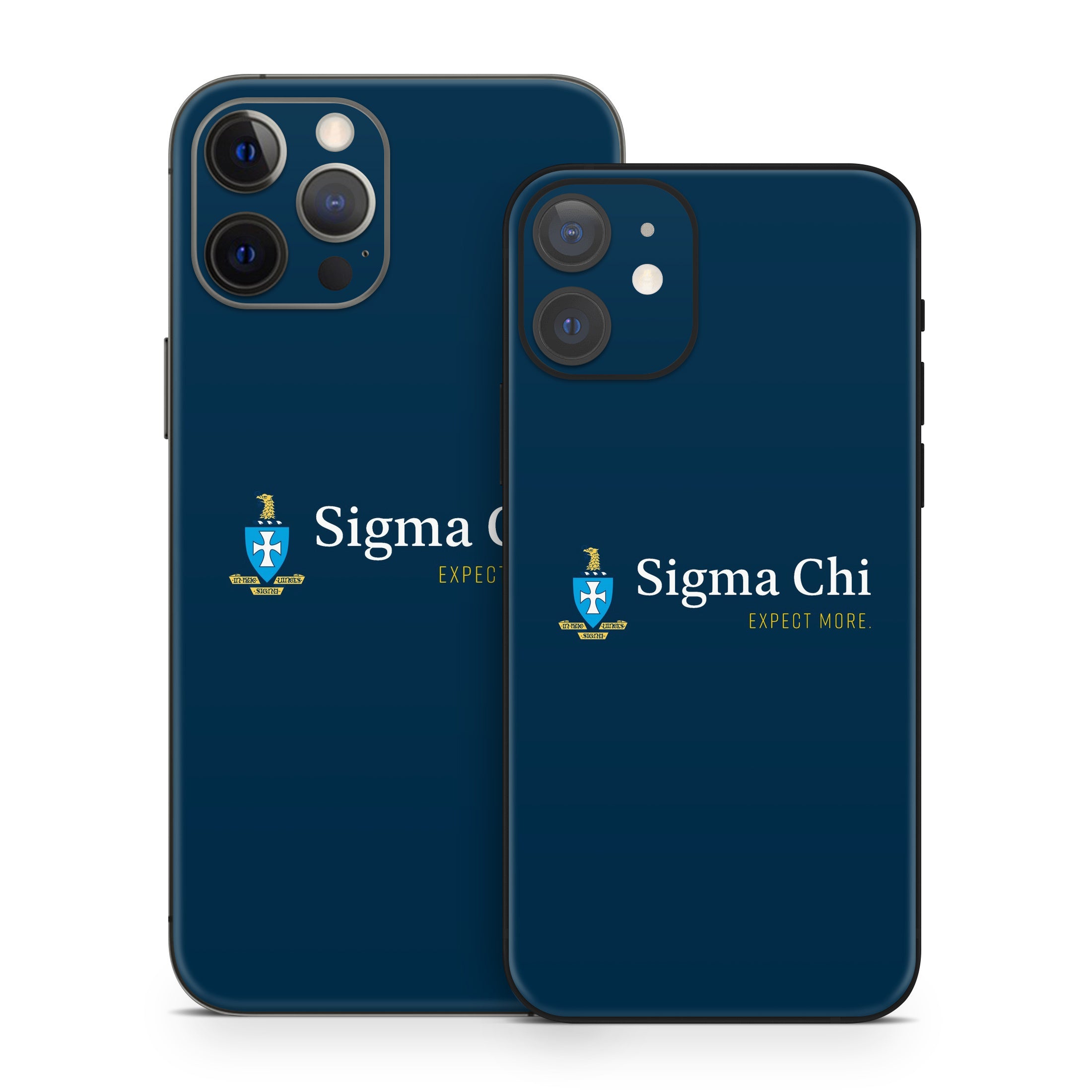 Sigma Chi Logo Navy - Apple iPhone 12 Skin