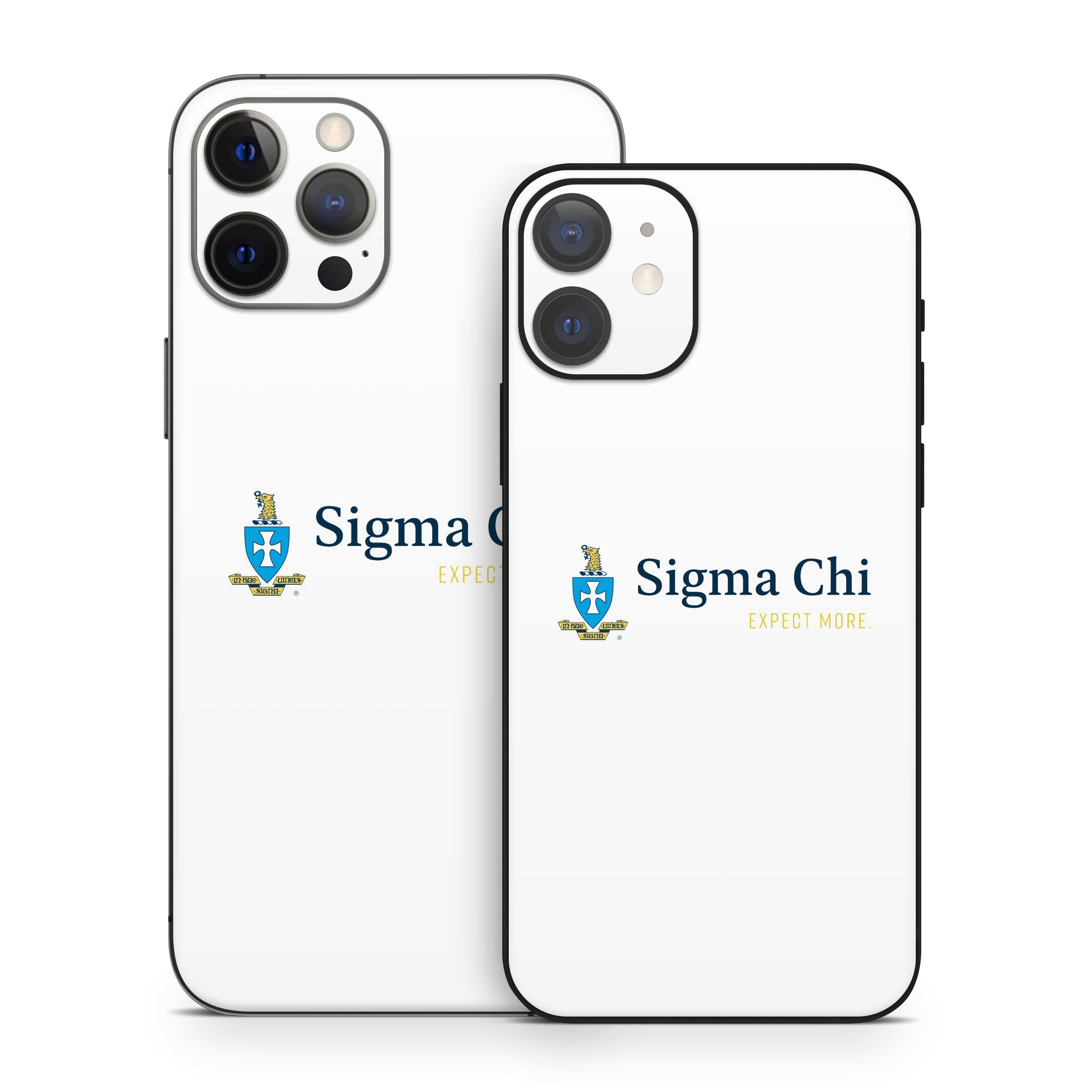 Sigma Chi Logo White - Apple iPhone 12 Skin