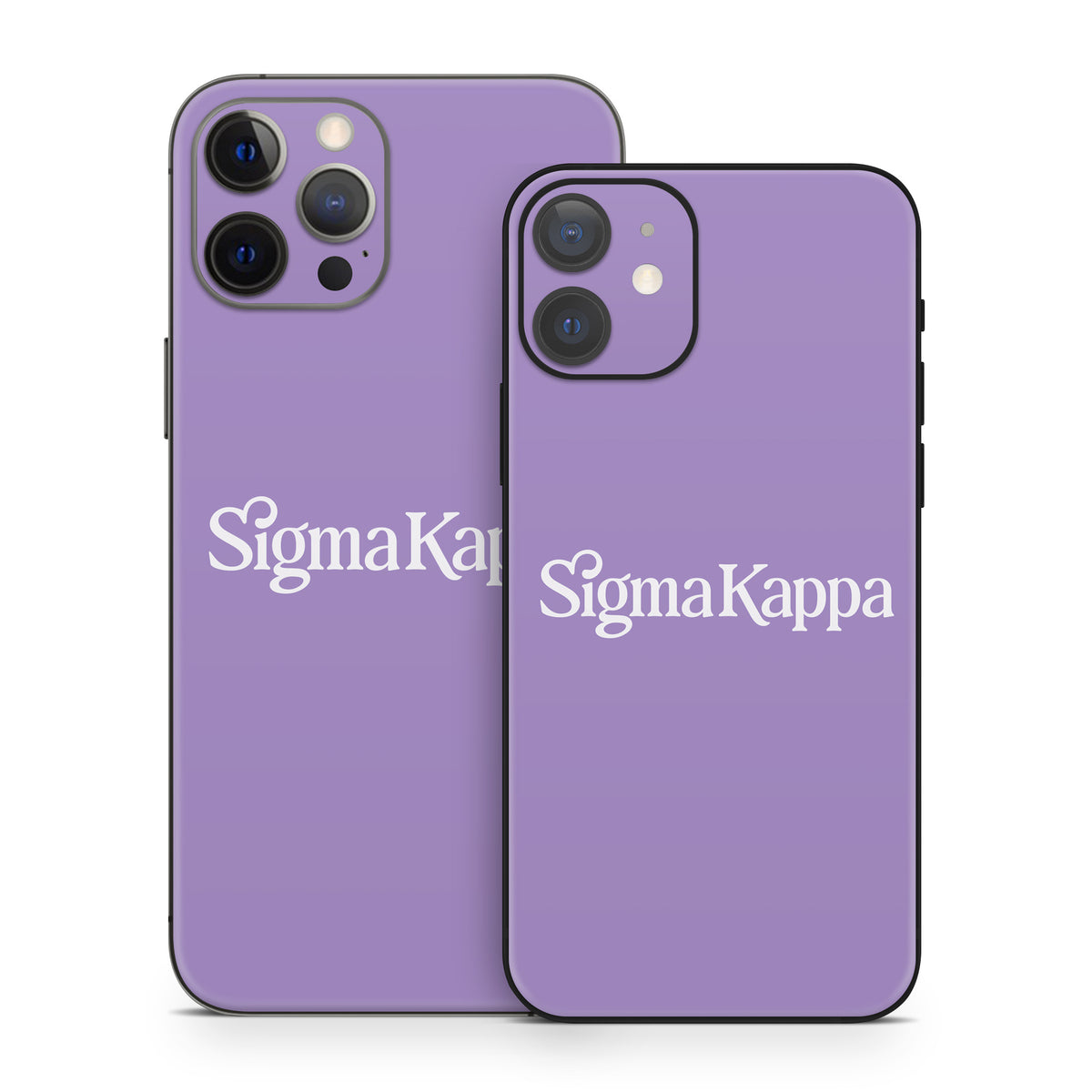 Sigma Kappa Primary Logo Dove Love on Legacy Lavender - Apple iPhone 12 Skin