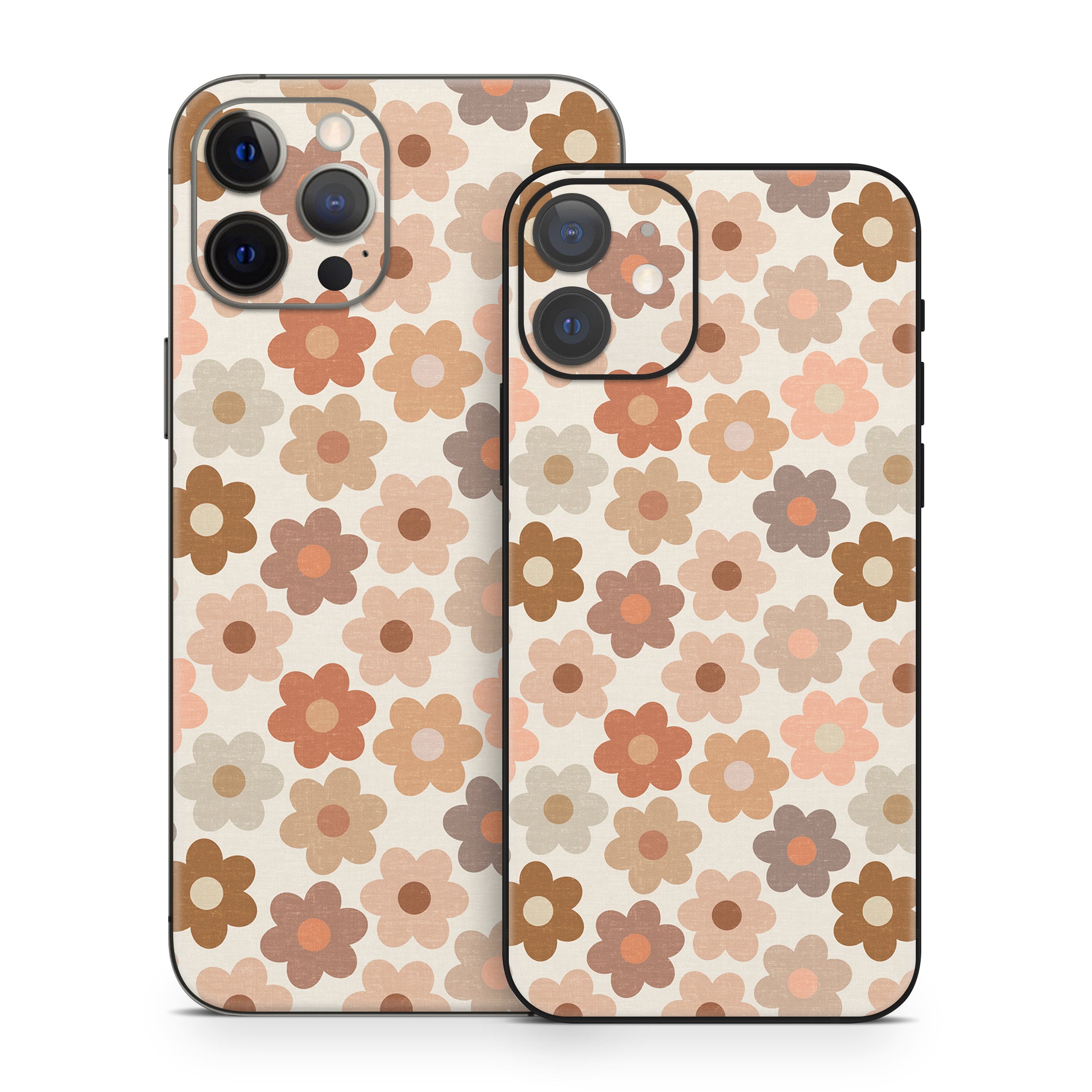 Terracotta Daisies - Apple iPhone 12 Skin