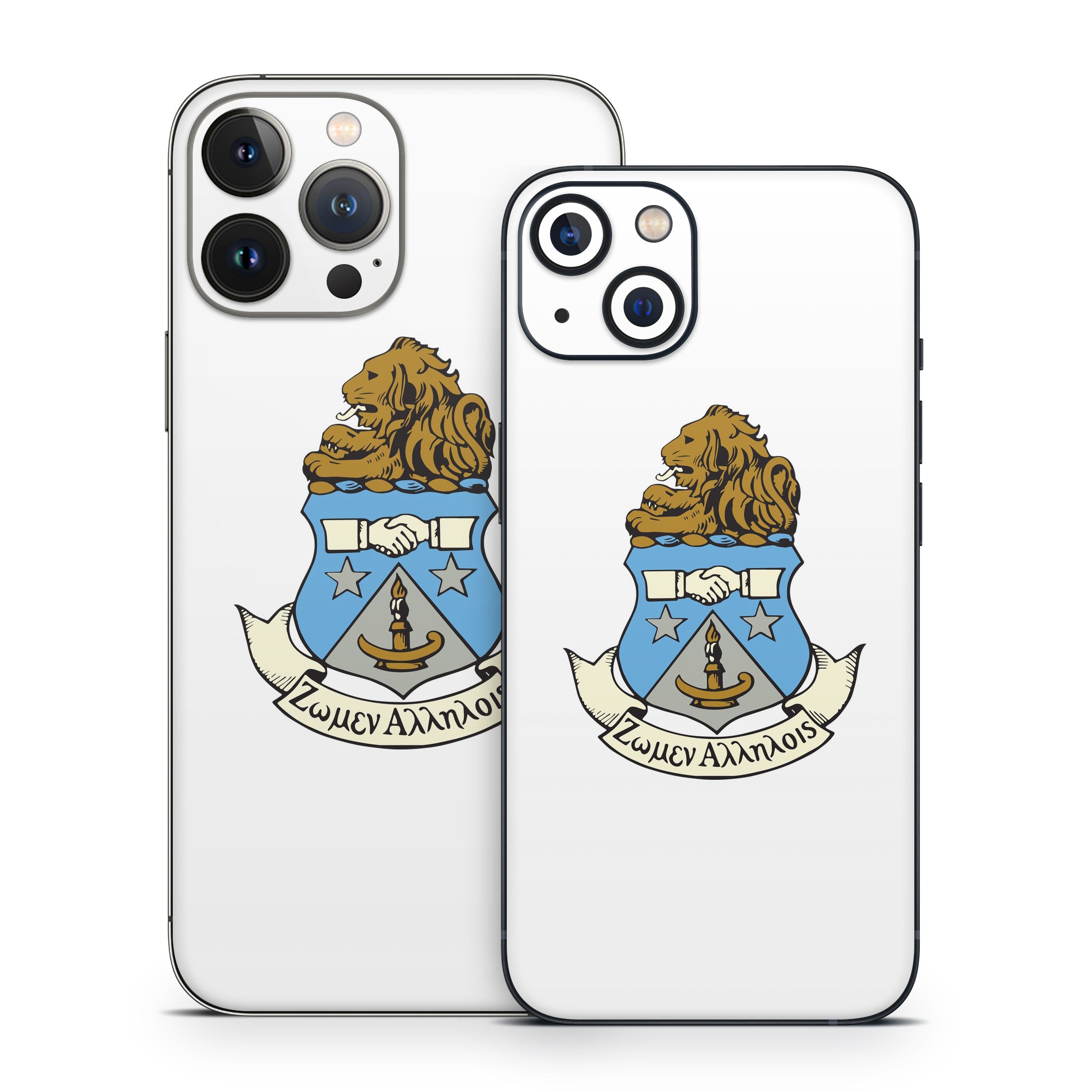 Alpha Delta Pi Crest White - Apple iPhone 13 Skin