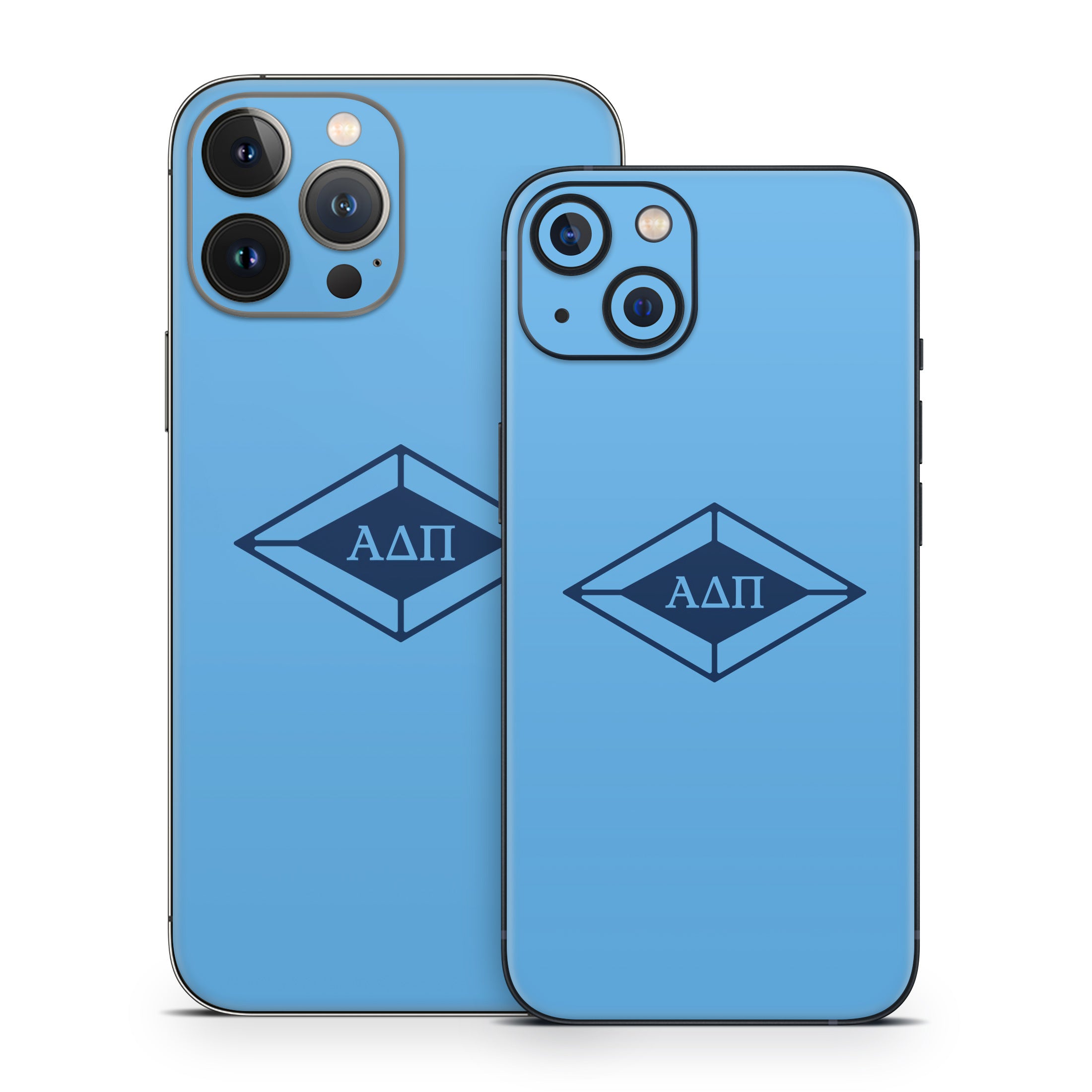 Alpha Delta Pi Diamond Letters Adelphean Blue - Apple iPhone 13 Skin