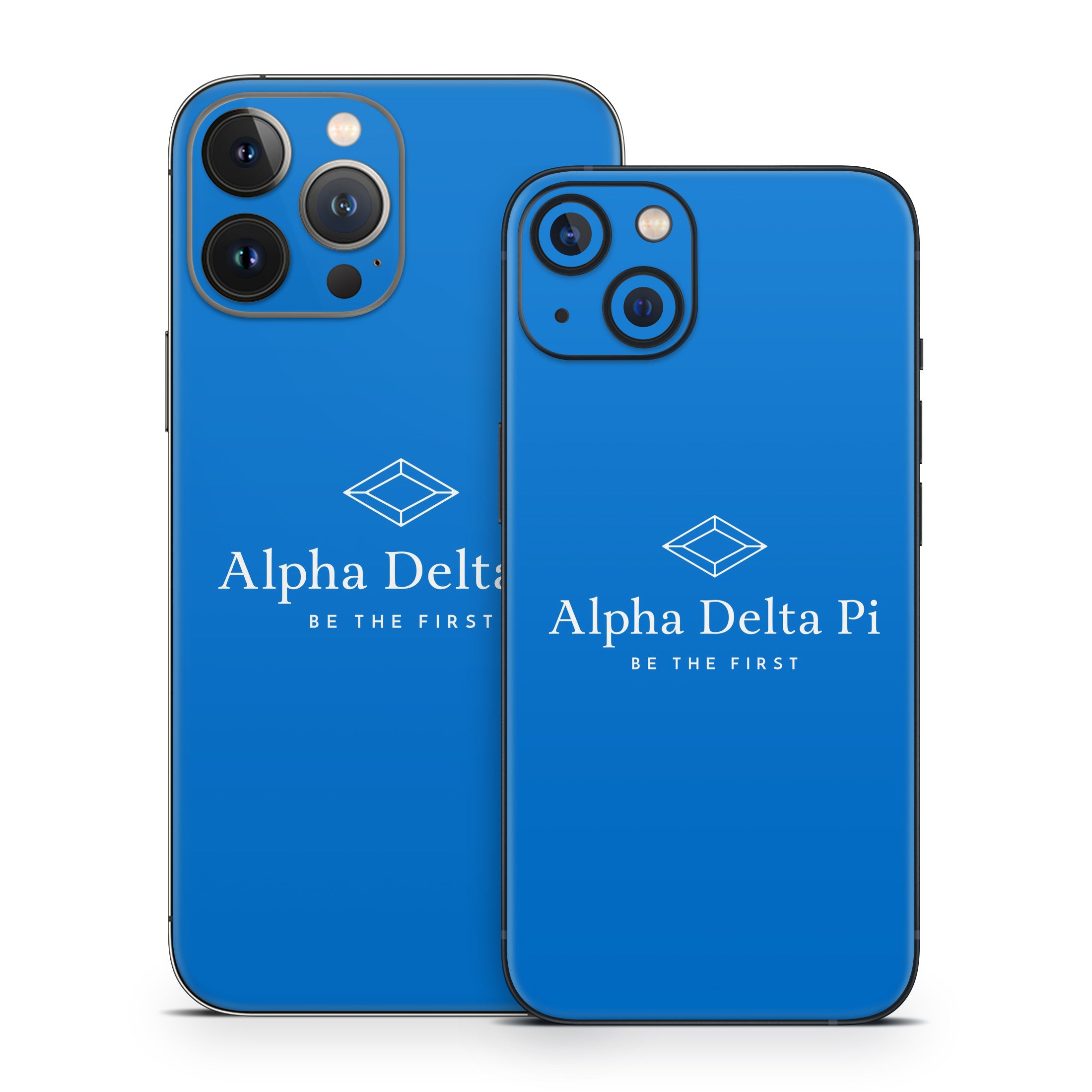 Alpha Delta Pi Primary Logo Azure - Apple iPhone 13 Skin