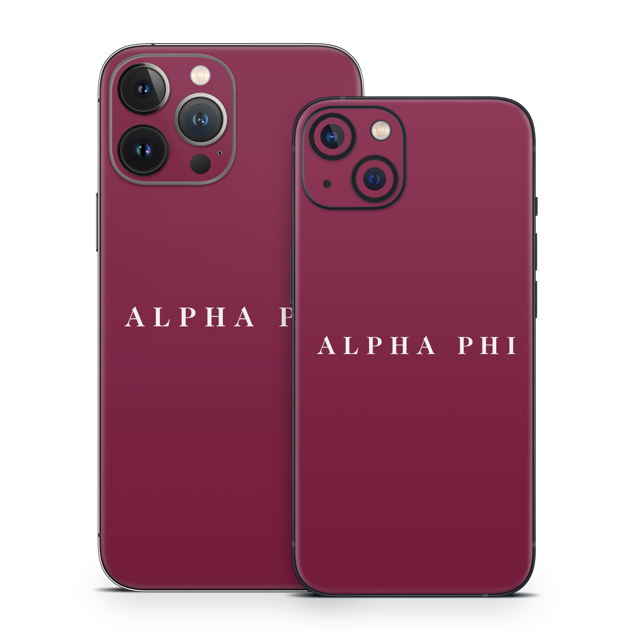 Alpha Phi Wordmark Bordeaux - Apple iPhone 13 Skin