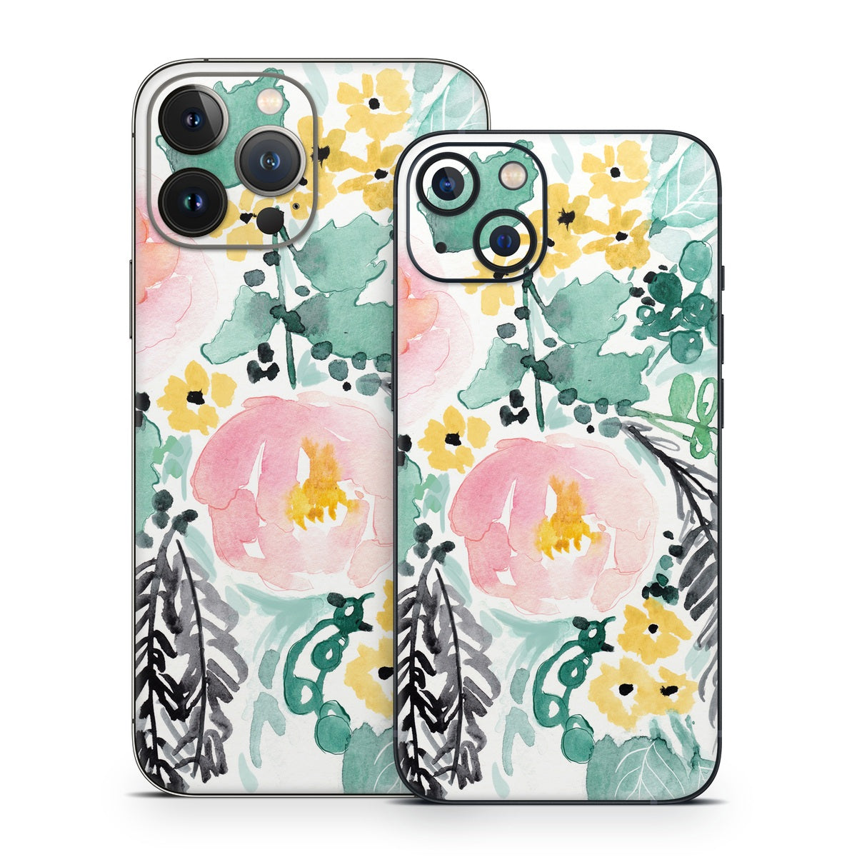 Blushed Flowers - Apple iPhone 13 Skin