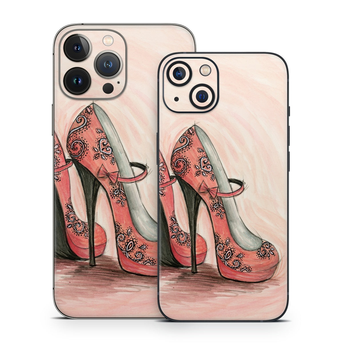 Coral Shoes - Apple iPhone 13 Skin